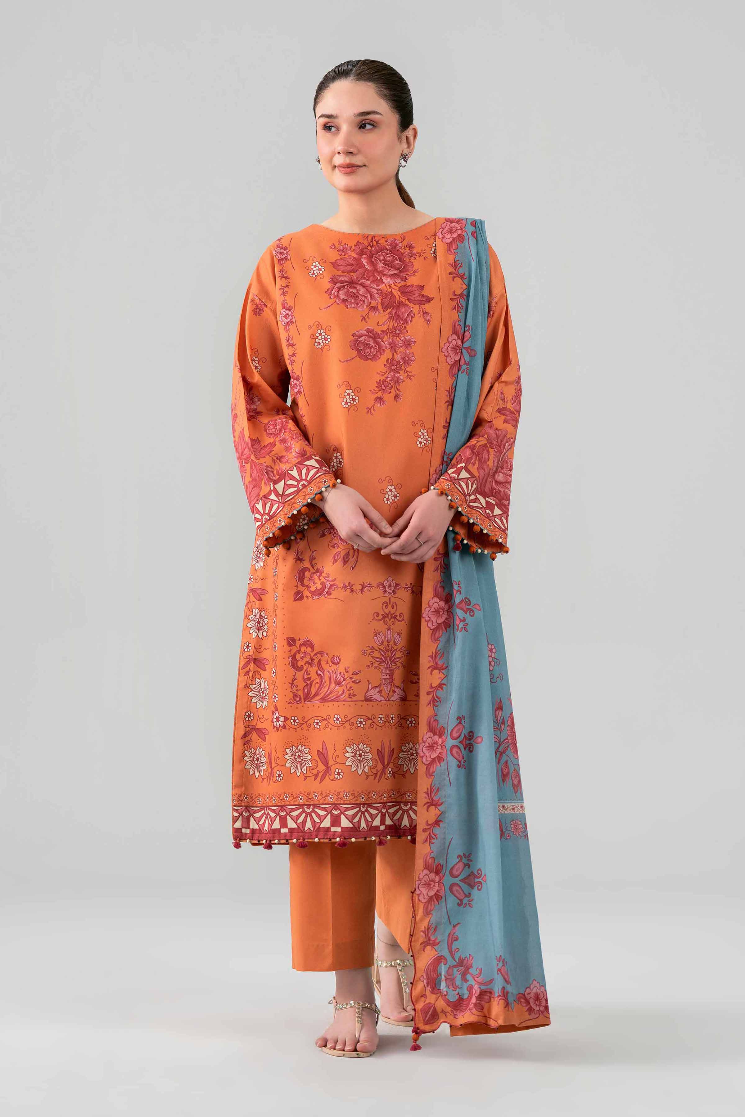 3 Piece - Digital Printed Suit - 42602109 for Women - Unstitched Collection | Shop Online