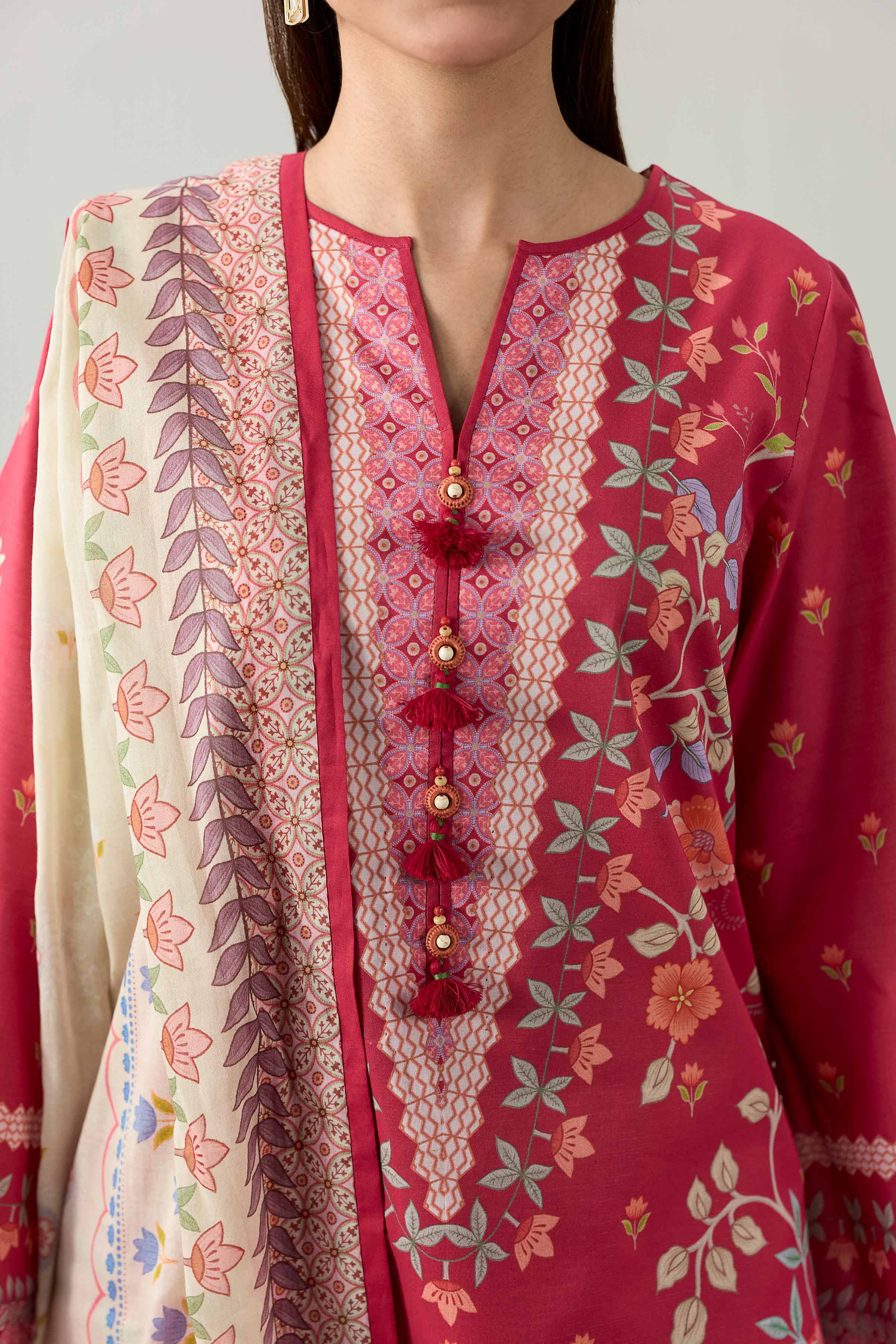 3 Piece - Digital Printed Suit - 42602110 for Women - Unstitched Collection | Shop Online