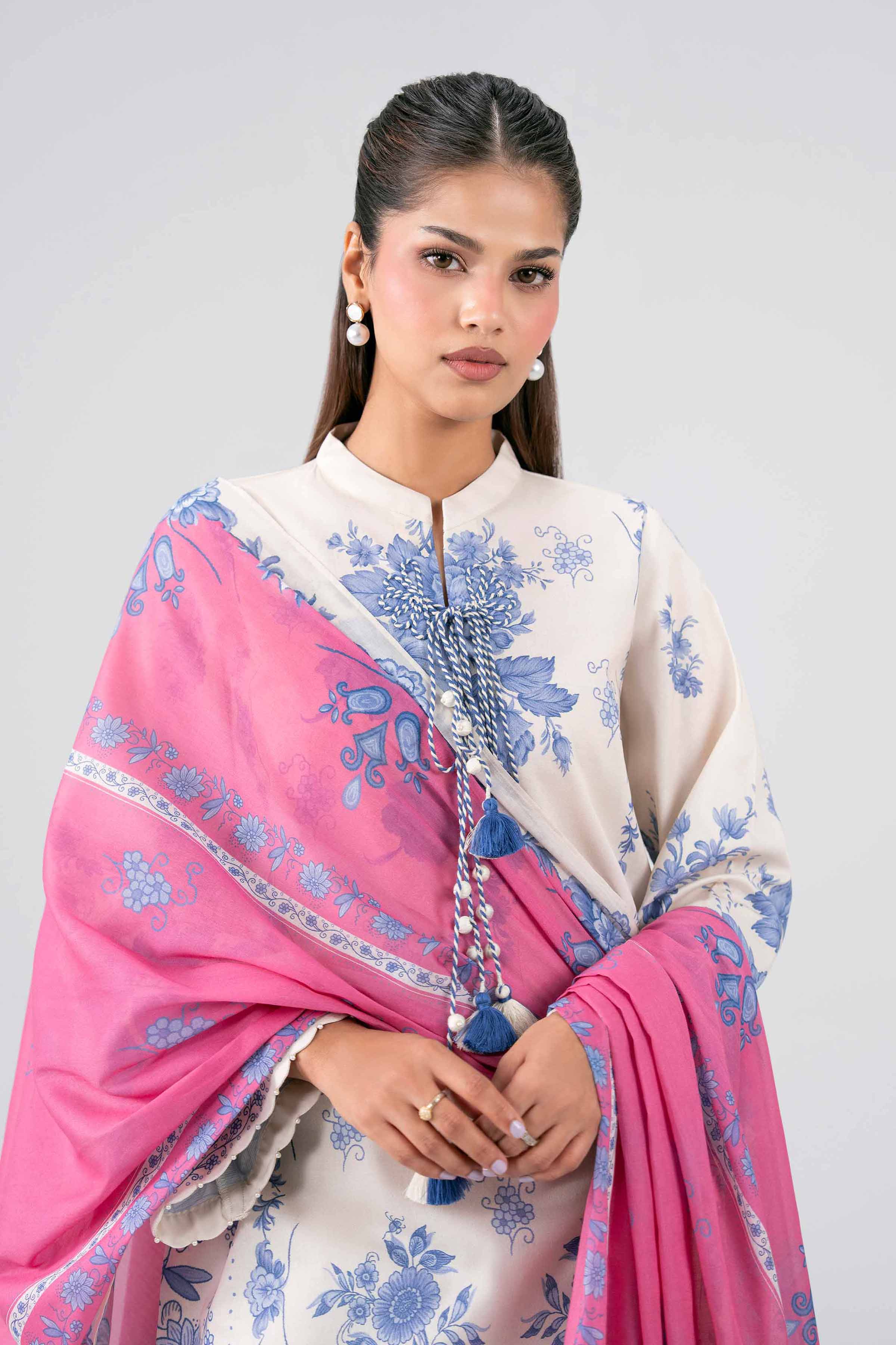 3 Piece - Digital Printed Suit - 42602111 for Women - Unstitched Collection | Shop Online