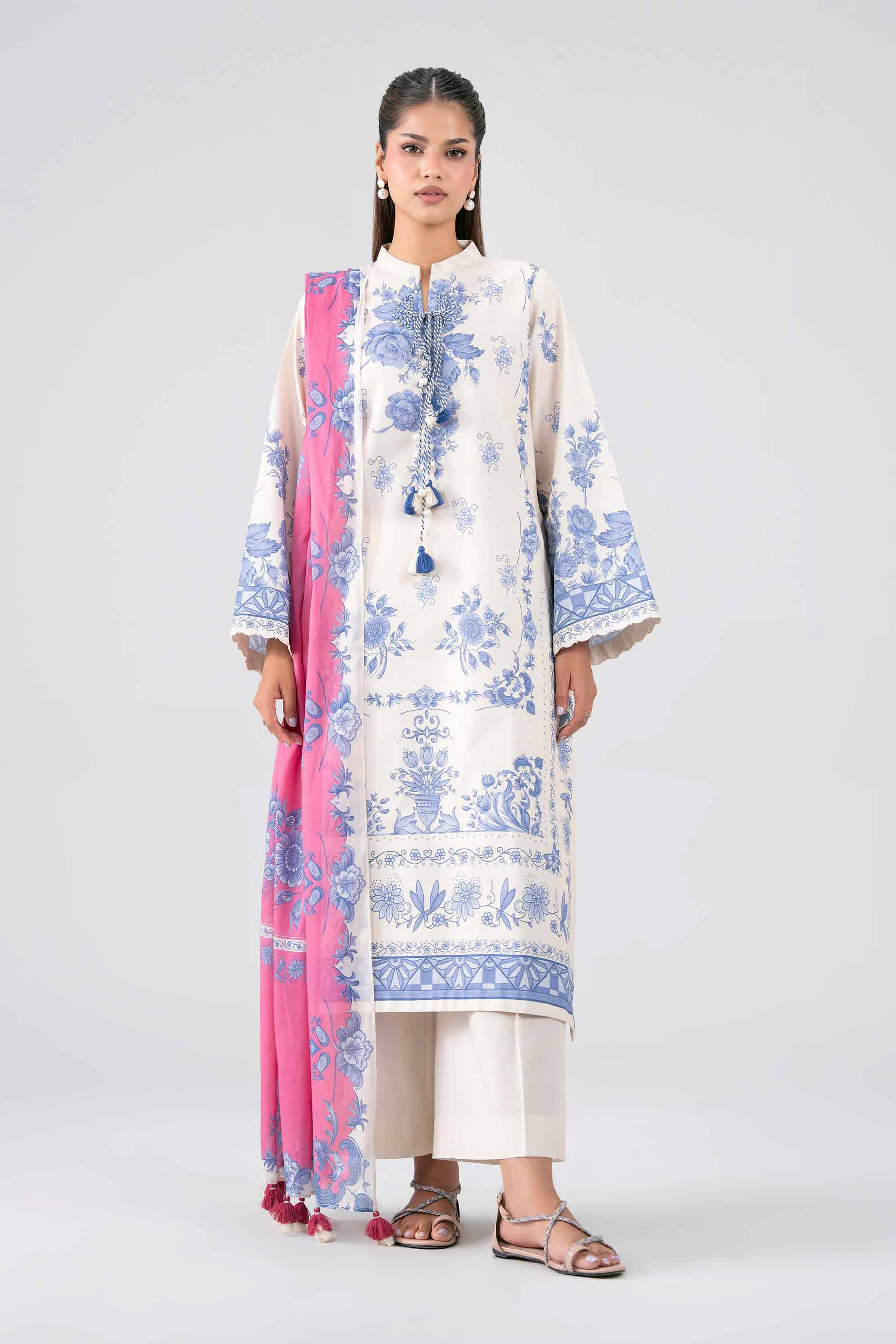 3 Piece - Digital Printed Suit - 42602111 for Women - Unstitched Collection | Shop Online