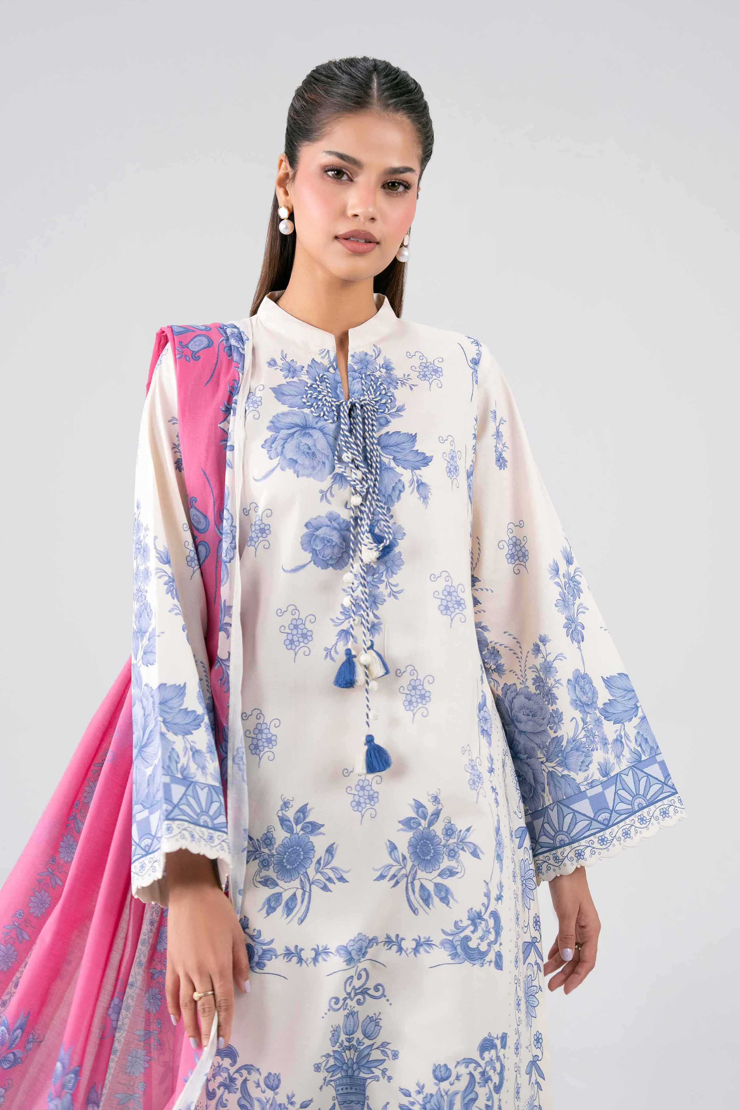 3 Piece - Digital Printed Suit - 42602111 for Women - Unstitched Collection | Shop Online