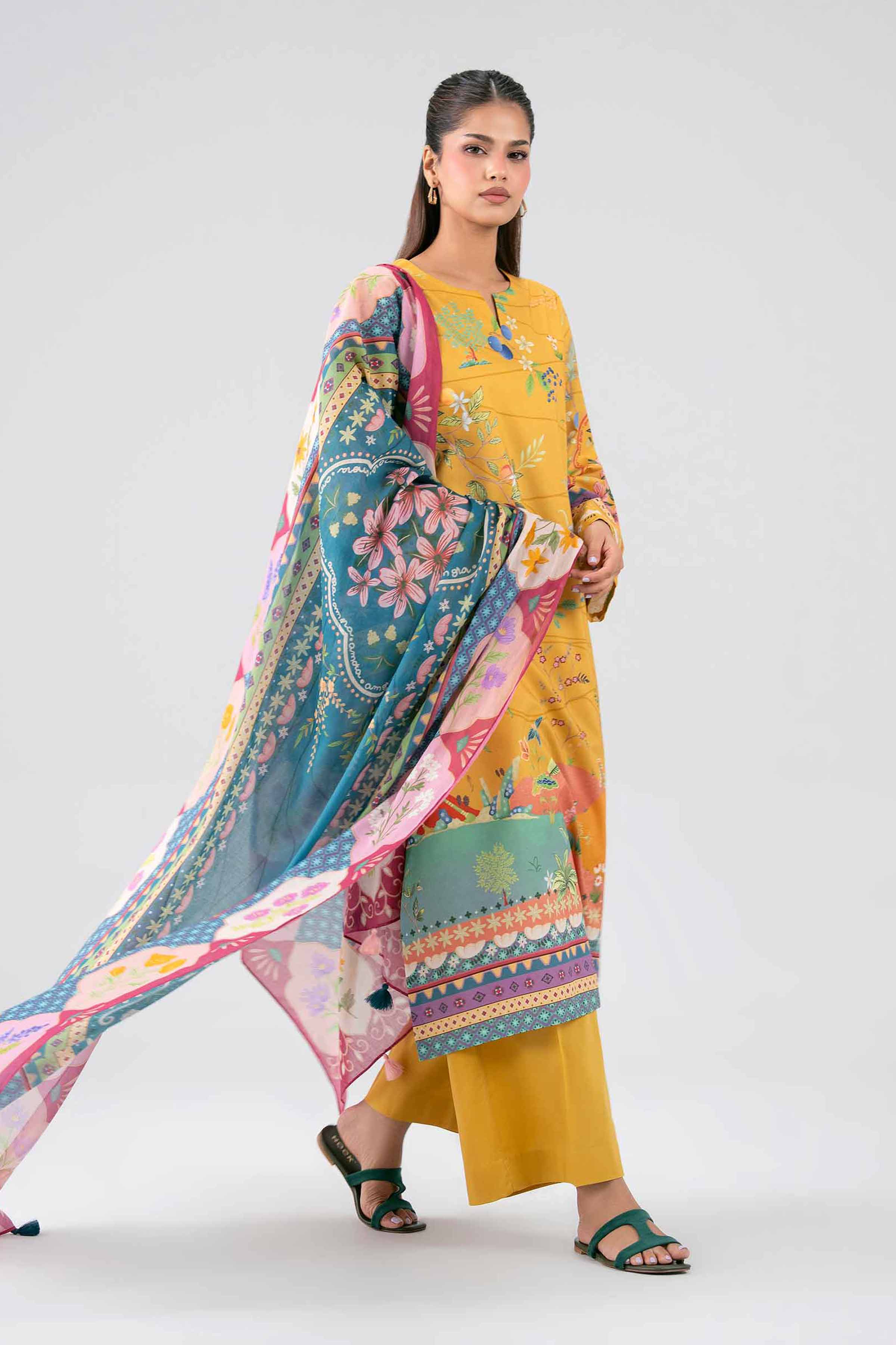 3 Piece - Digital Printed Suit - 42602113 for Women - Unstitched Collection | Shop Online