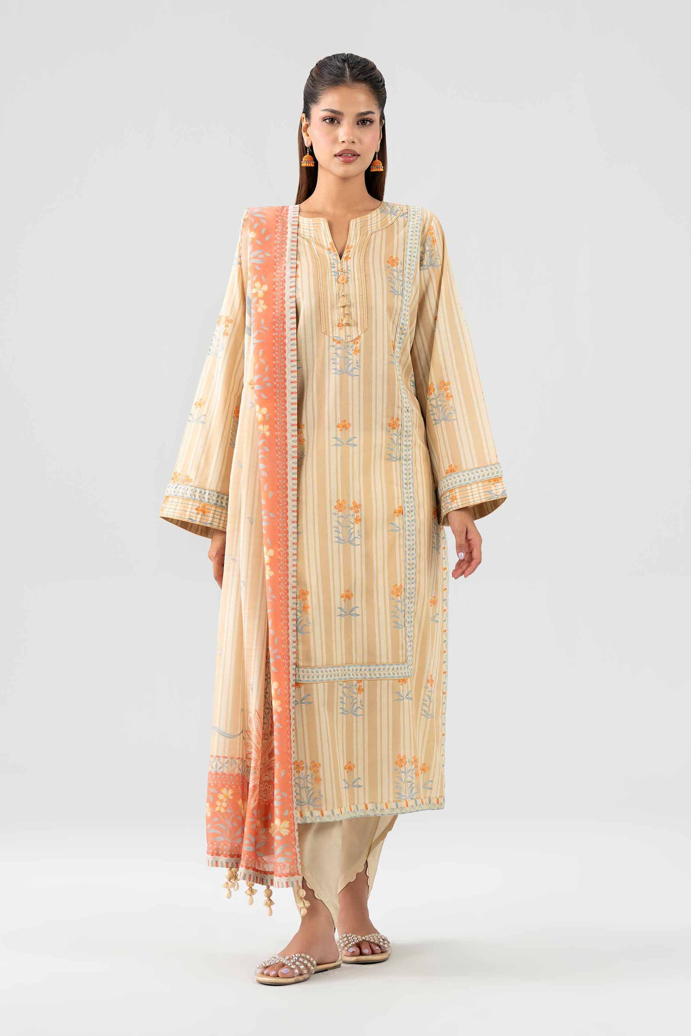 3 Piece - Digital Printed Suit - 42602114 for Women - Unstitched Collection | Shop Online