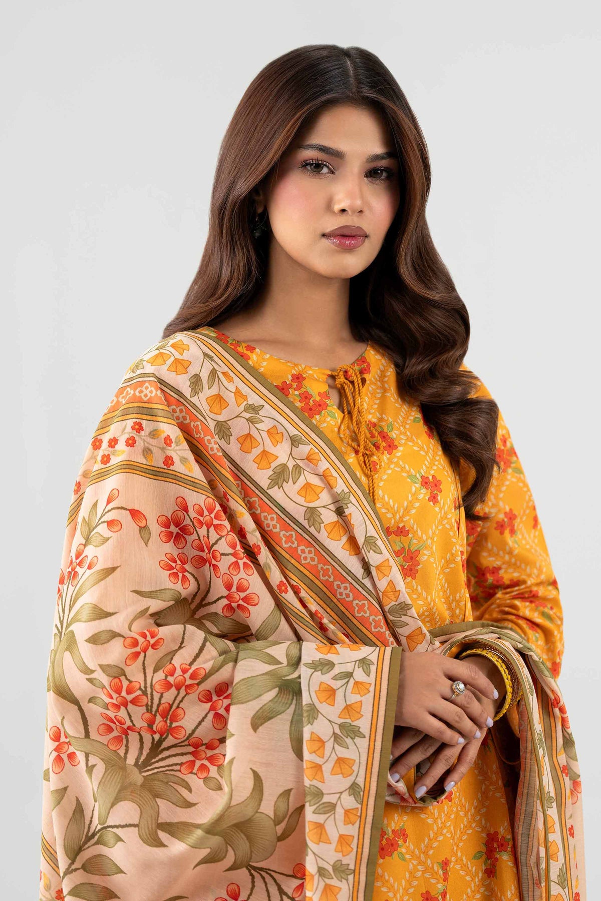 3 Piece - Digital Printed Suit - 42602115