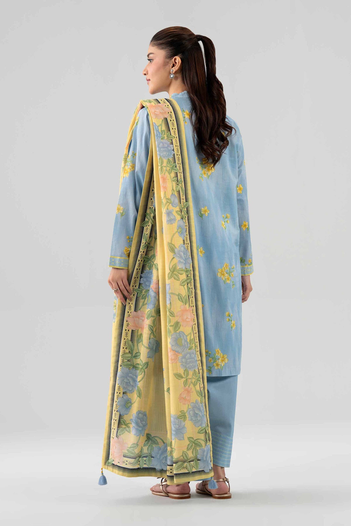 3 Piece - Digital Printed Suit - 42602116