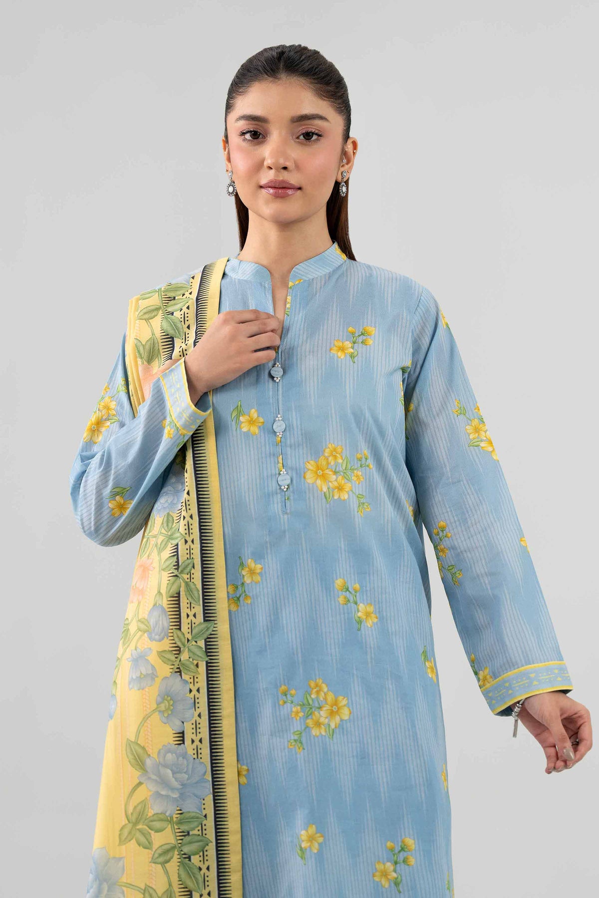 3 Piece - Digital Printed Suit - 42602116