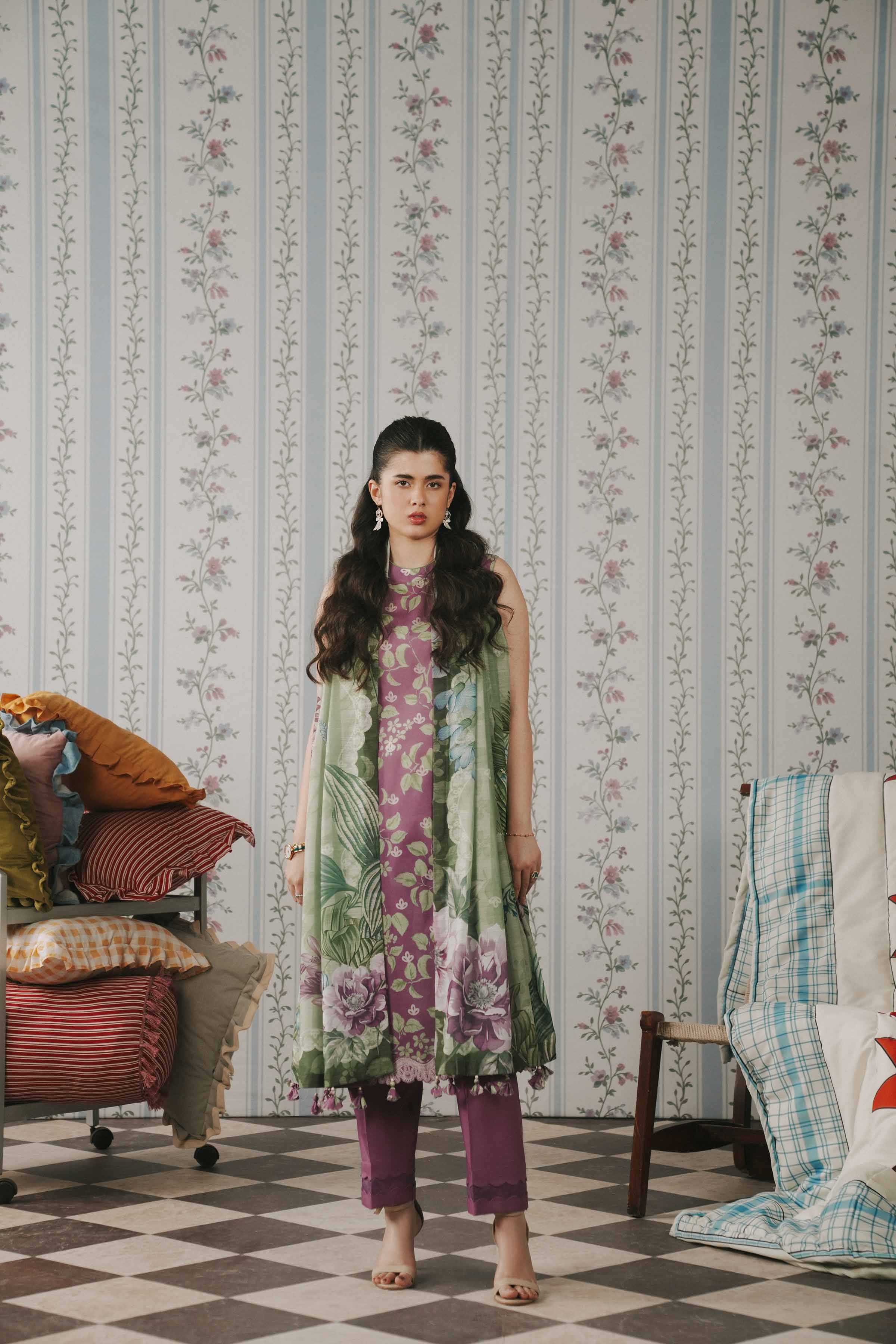 3 Piece - Digital Printed Suit - 42602117 for Women - Unstitched Collection | Shop Online