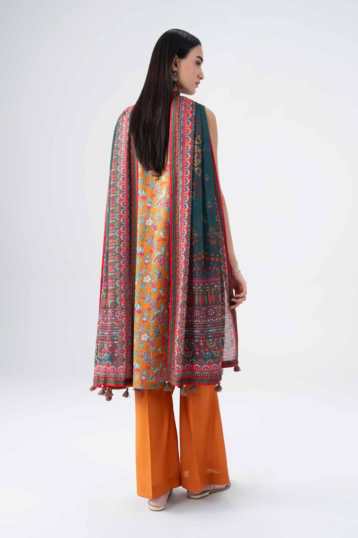 3 Piece - Digital Printed Suit - 42602119
