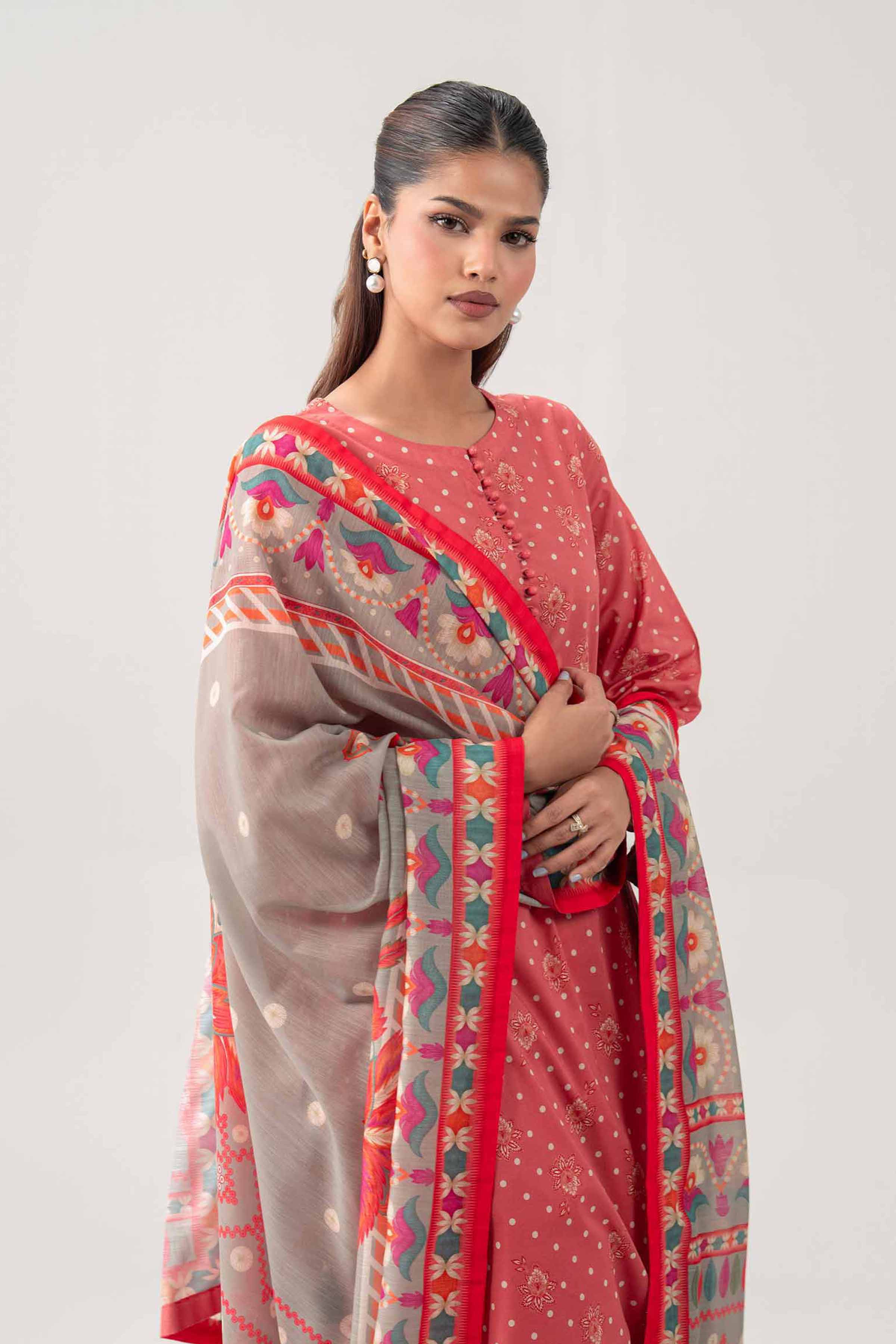 3 Piece - Digital Printed Suit - 42602120 for Women - Unstitched Collection | Shop Online