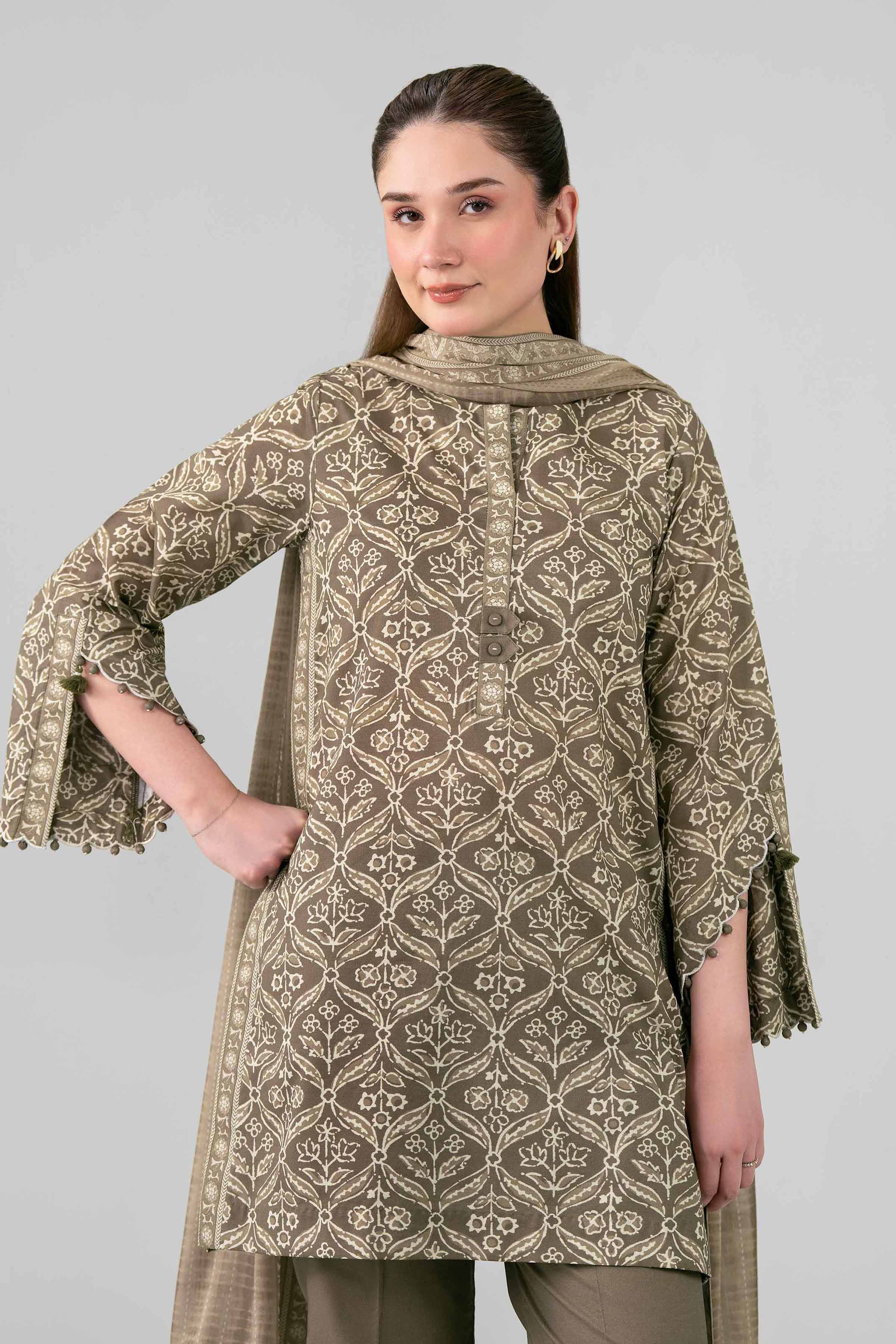 3 Piece - Printed Suit - 42602129 for Women - Unstitched Collection | Shop Online