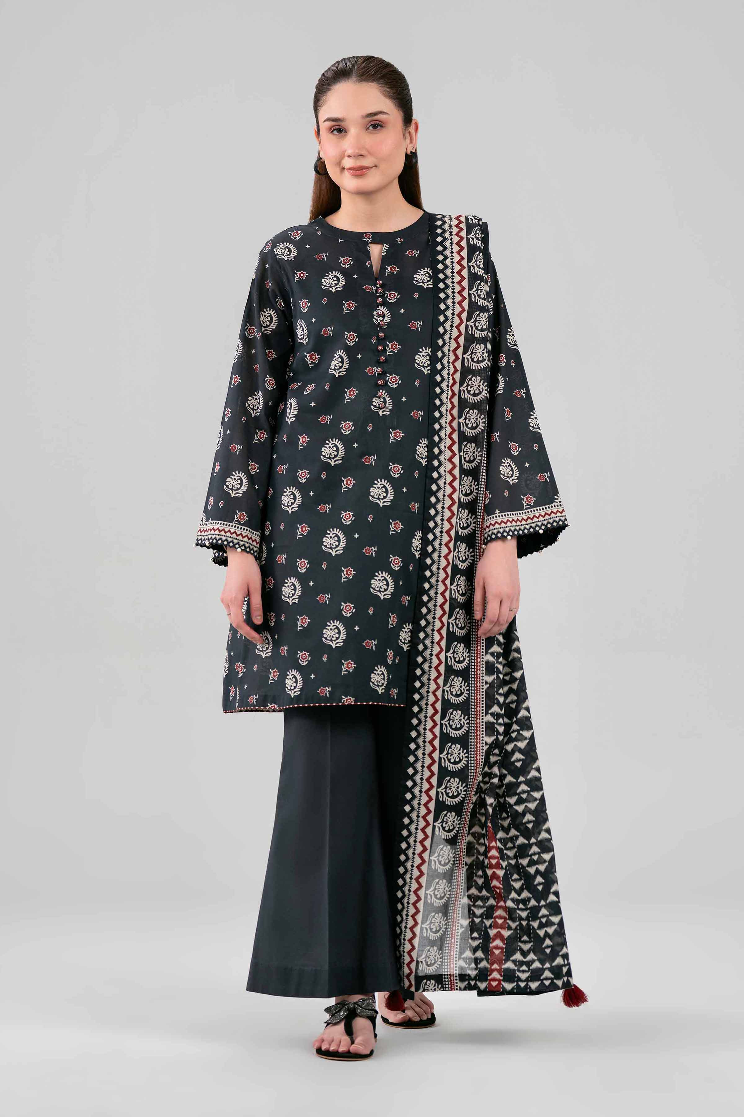 3 Piece - Printed Suit - 42602132 for Women - Unstitched Collection | Shop Online