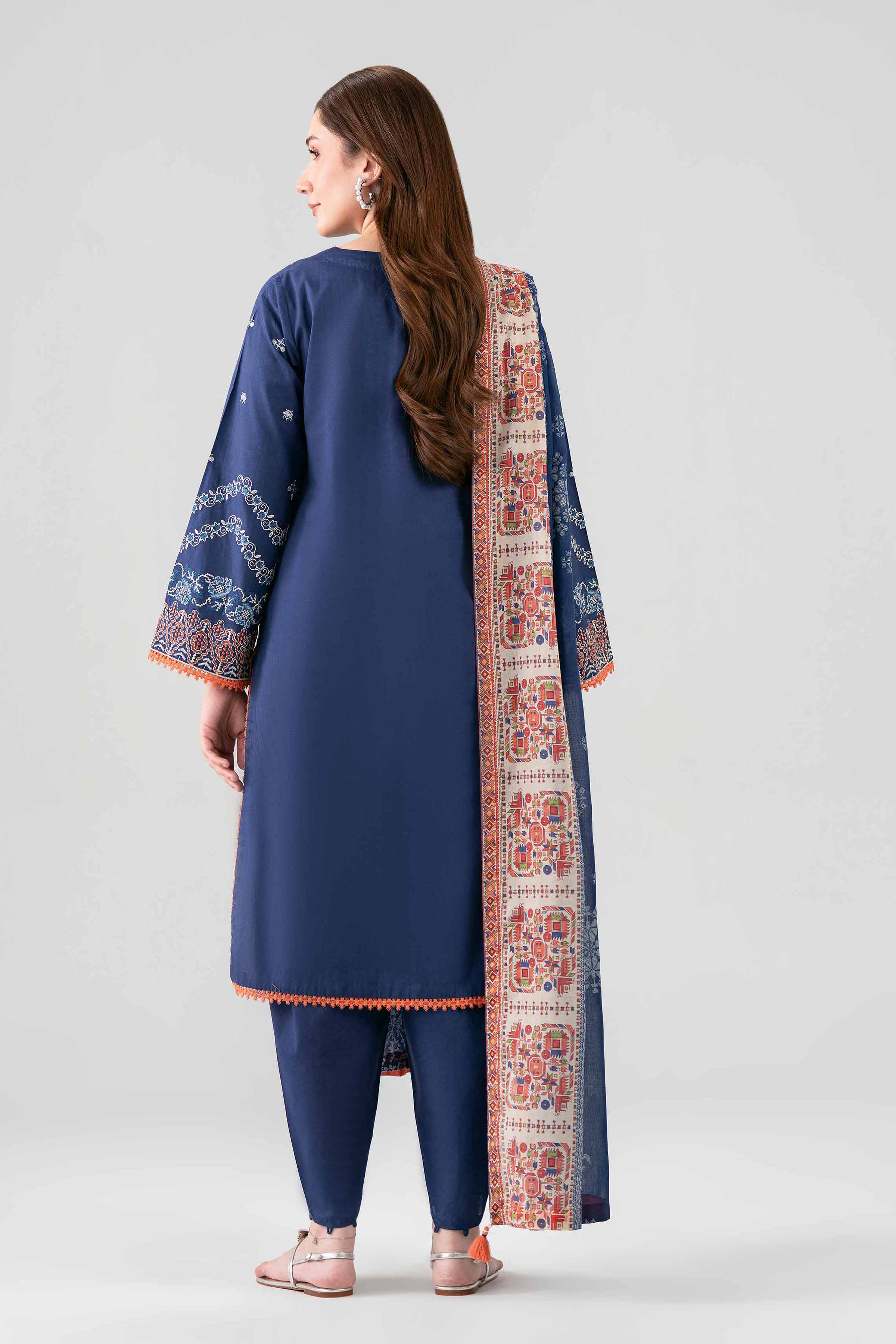 3 Piece - Printed Embroidered Suit - 42602145 for Women - Unstitched Collection | Shop Online