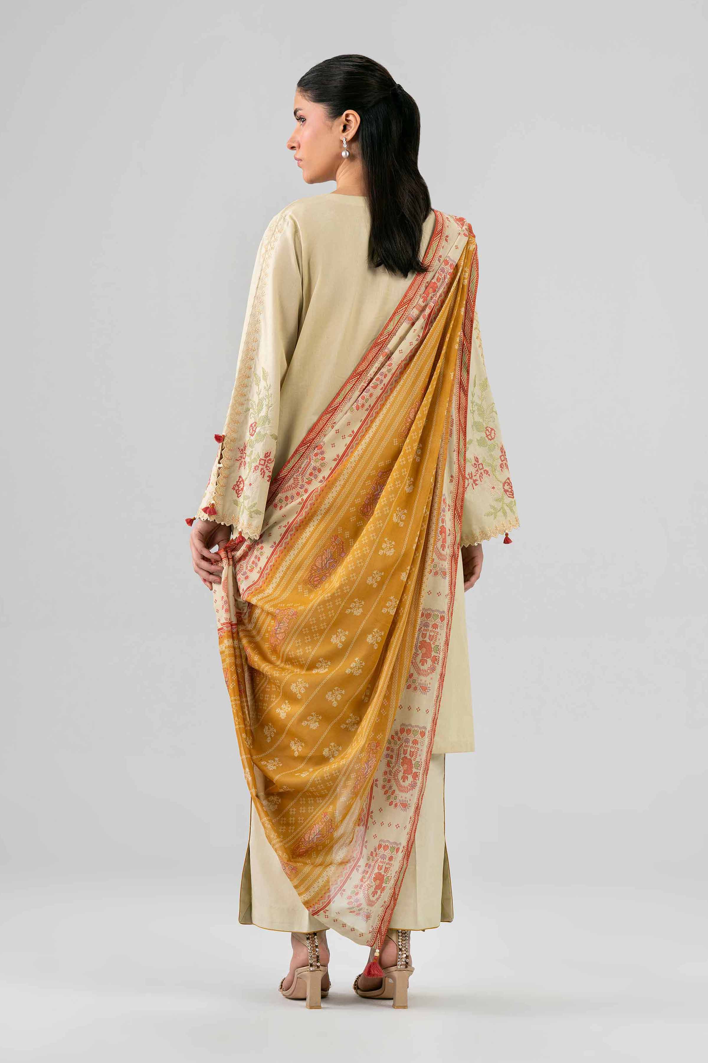 3 Piece - Printed Embroidered Suit - 42602147 for Women - Unstitched Collection | Shop Online