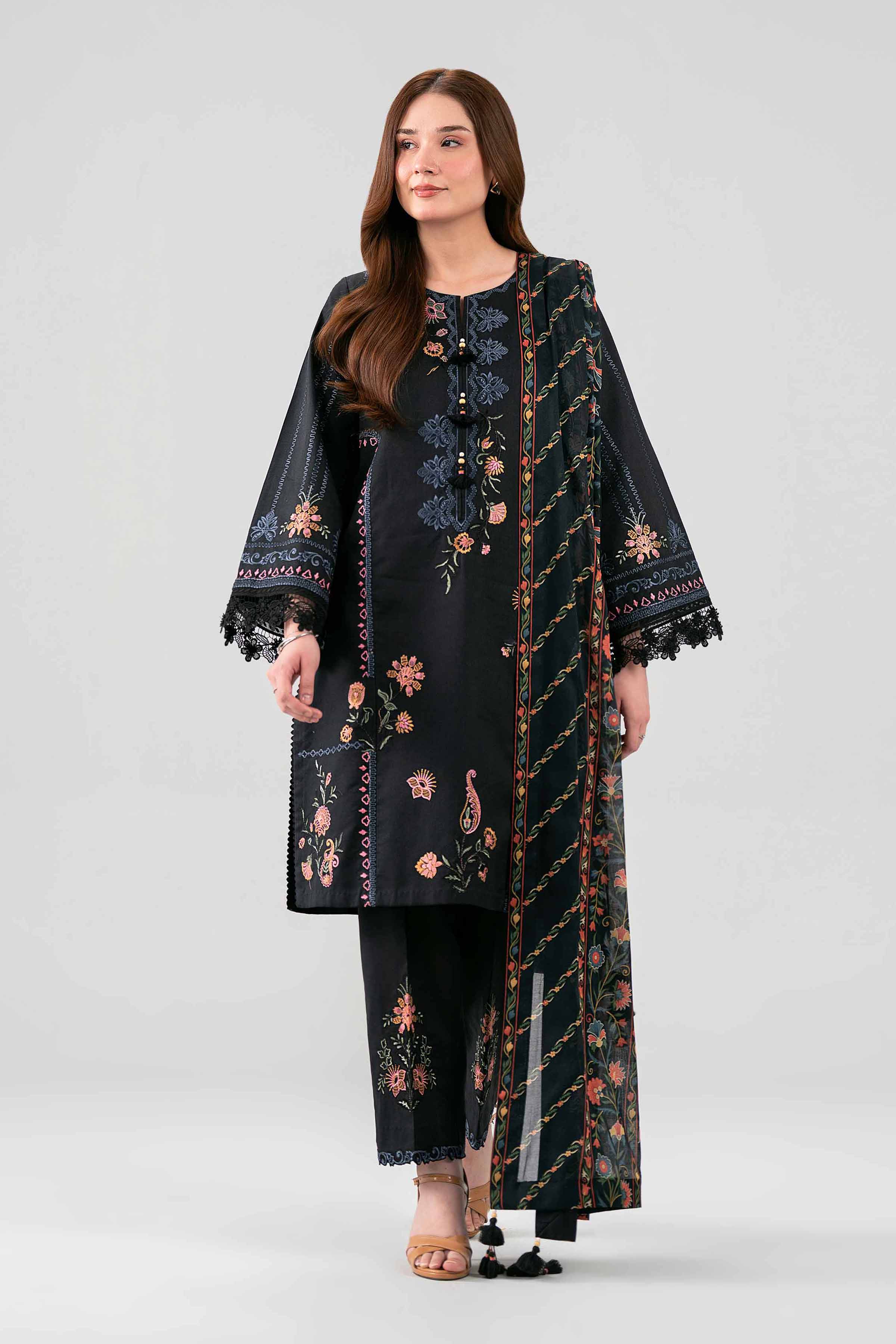 3 Piece - Printed Embroidered Suit - 42602152 for Women - Unstitched Collection | Shop Online