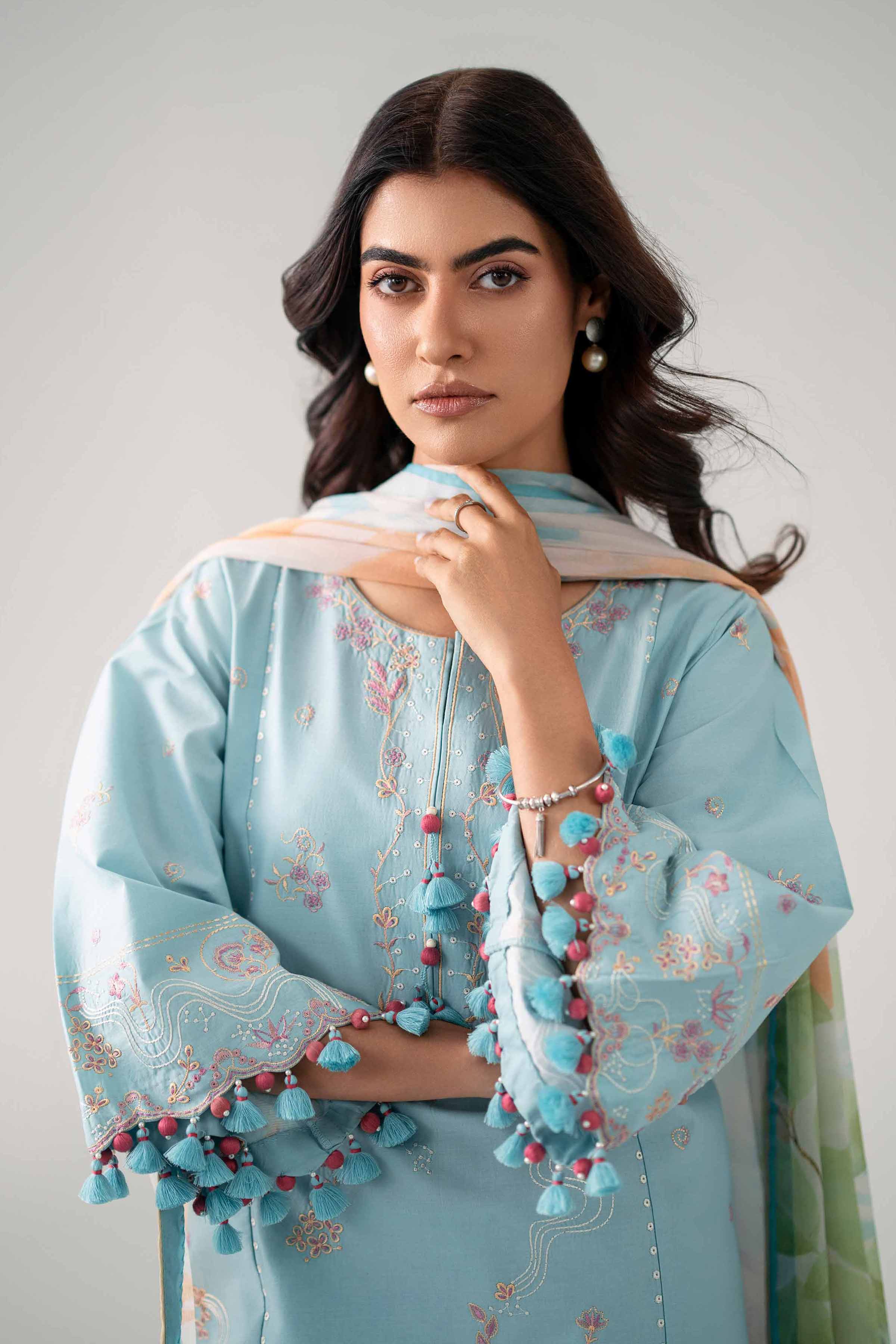 3 Piece - Digital Printed Embroidered Suit - 42602156 for Women - Unstitched Collection | Shop Online