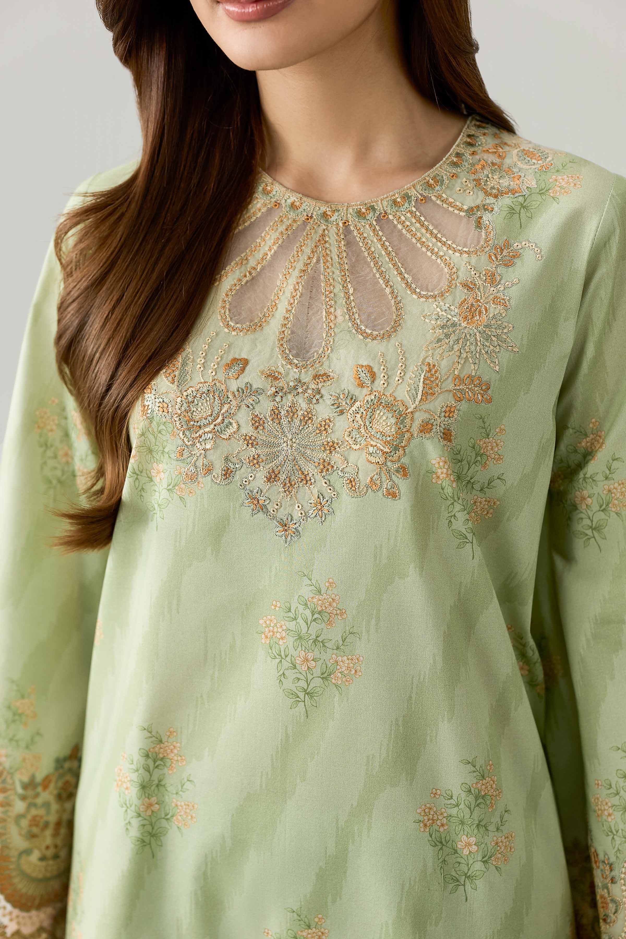 3 Piece - Digital Printed Embroidered Suit - 42602164 for Women - Unstitched Collection | Shop Online