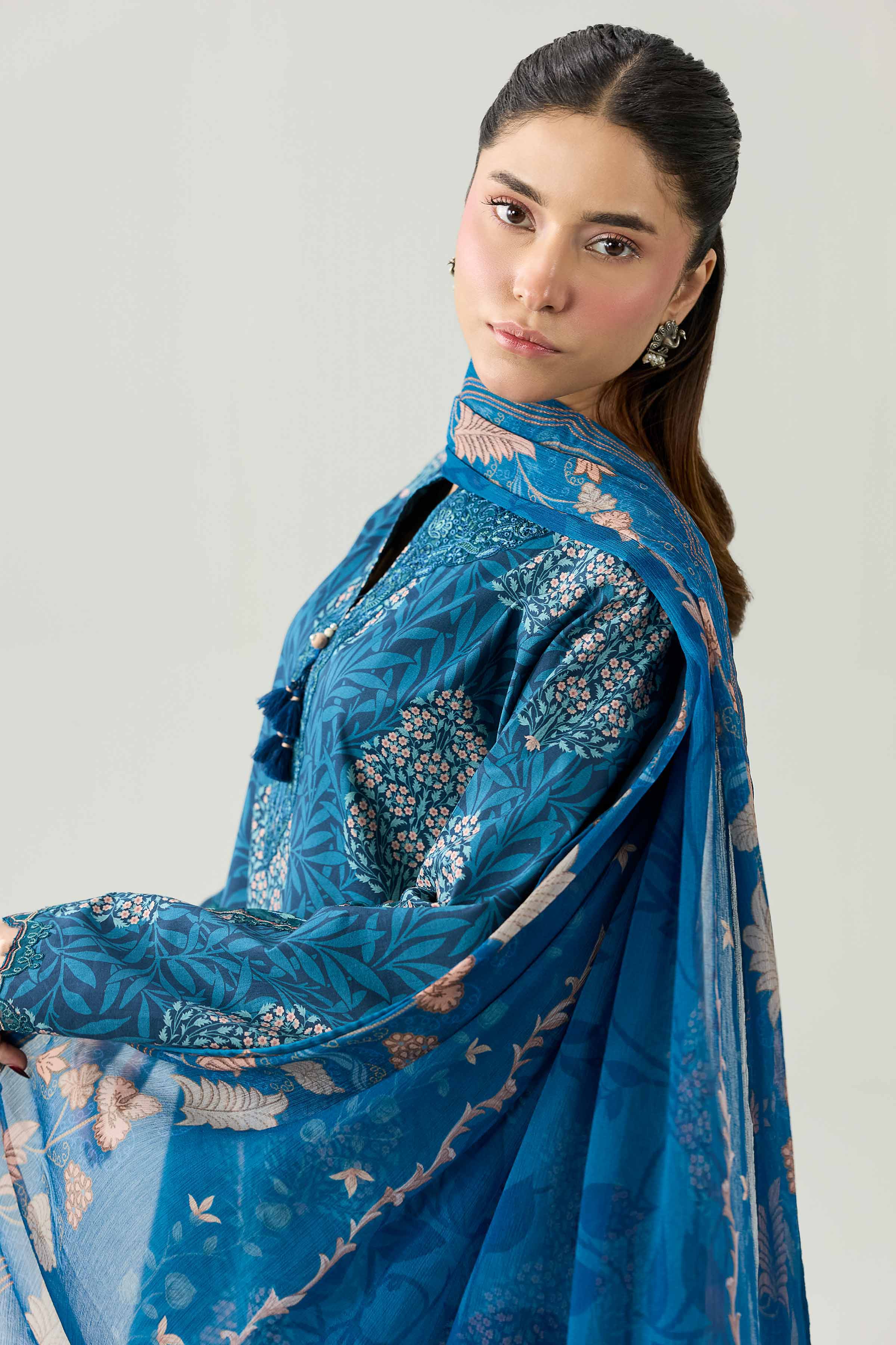 3 Piece - Digital Printed Embroidered Suit - 42602166 for Women - Unstitched Collection | Shop Online