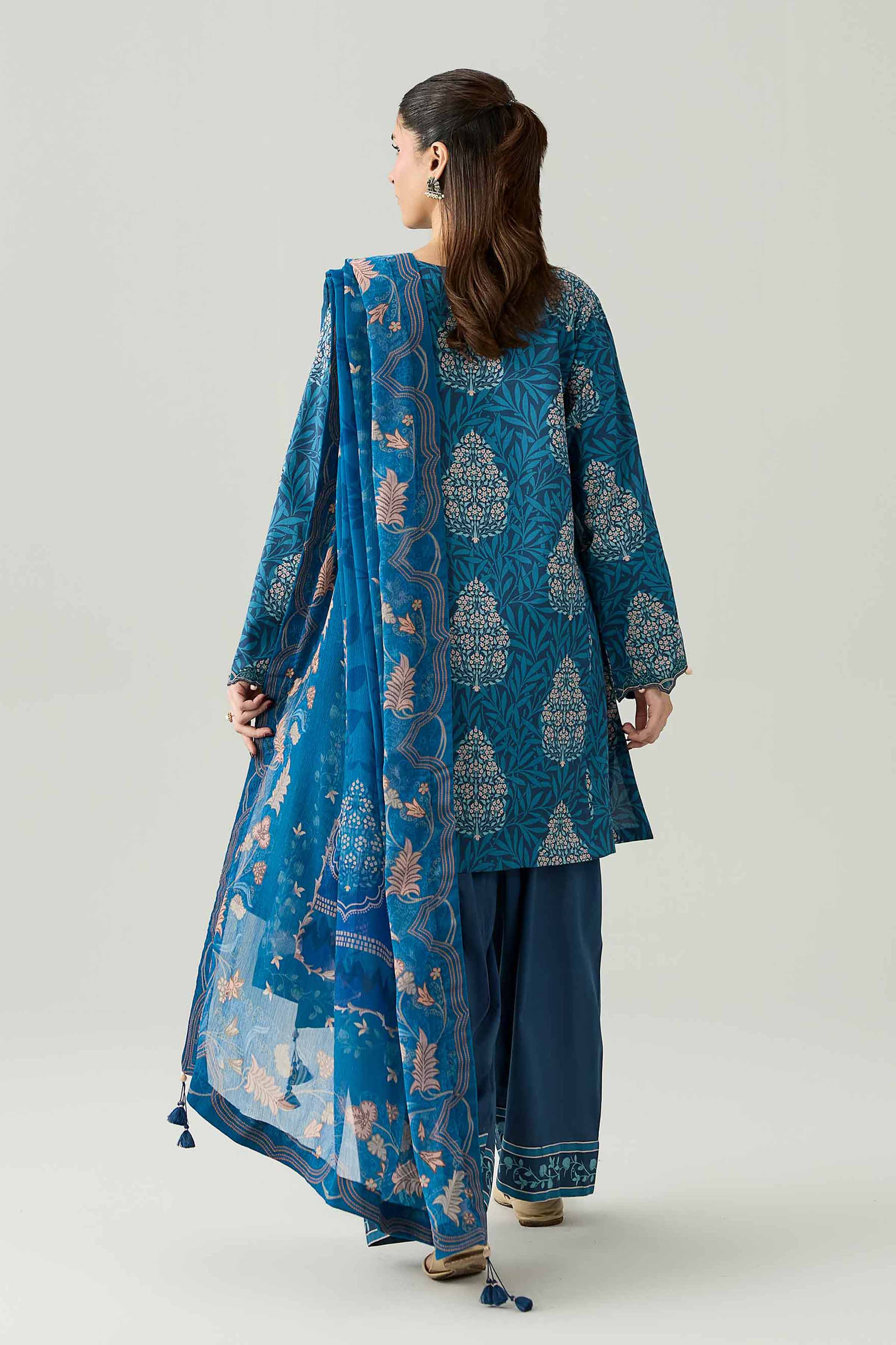 3 Piece - Digital Printed Embroidered Suit - 42602166 for Women - Unstitched Collection | Shop Online