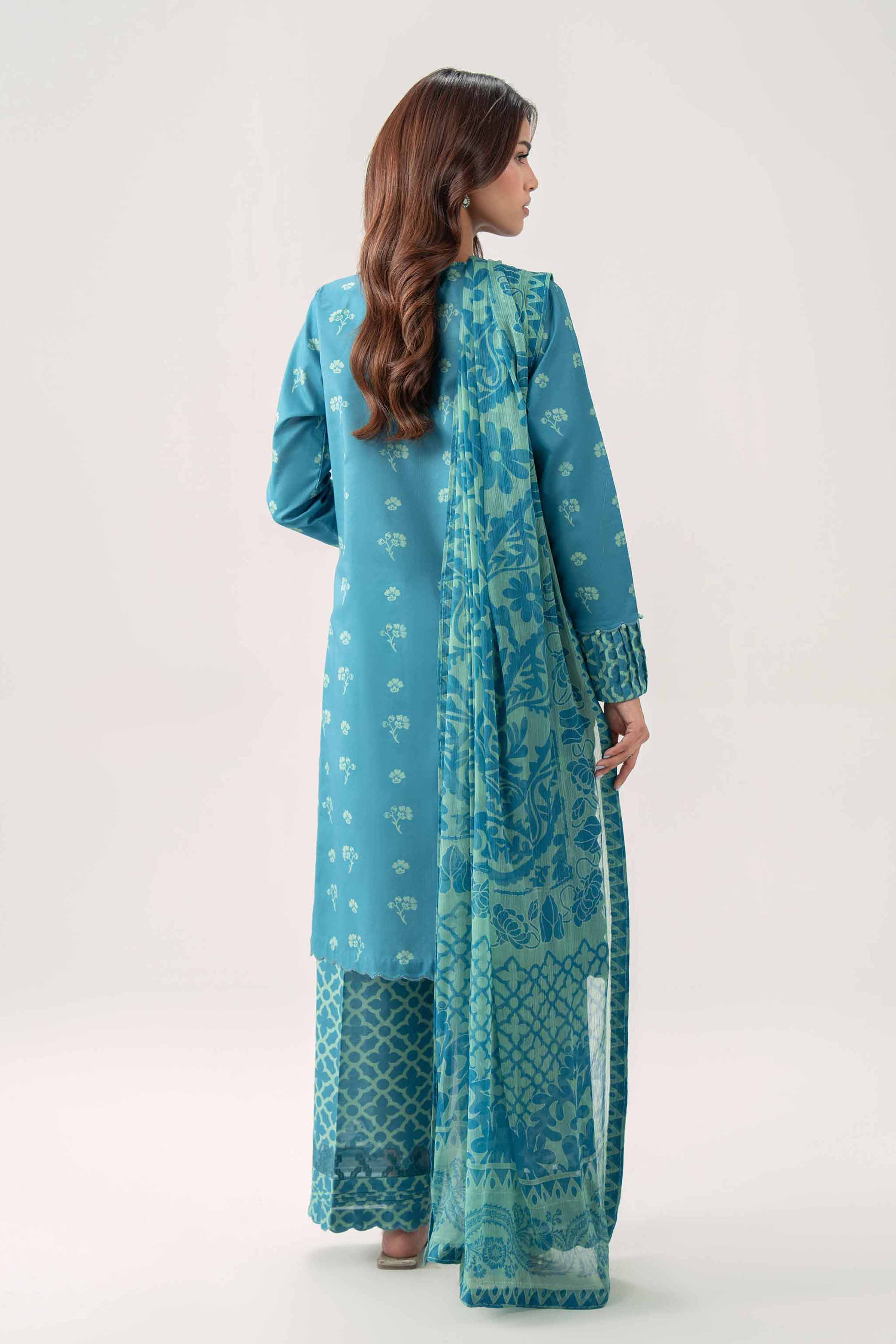 3 Piece - Digital Printed Embroidered Suit - 42602183 for Women - Unstitched Collection | Shop Online