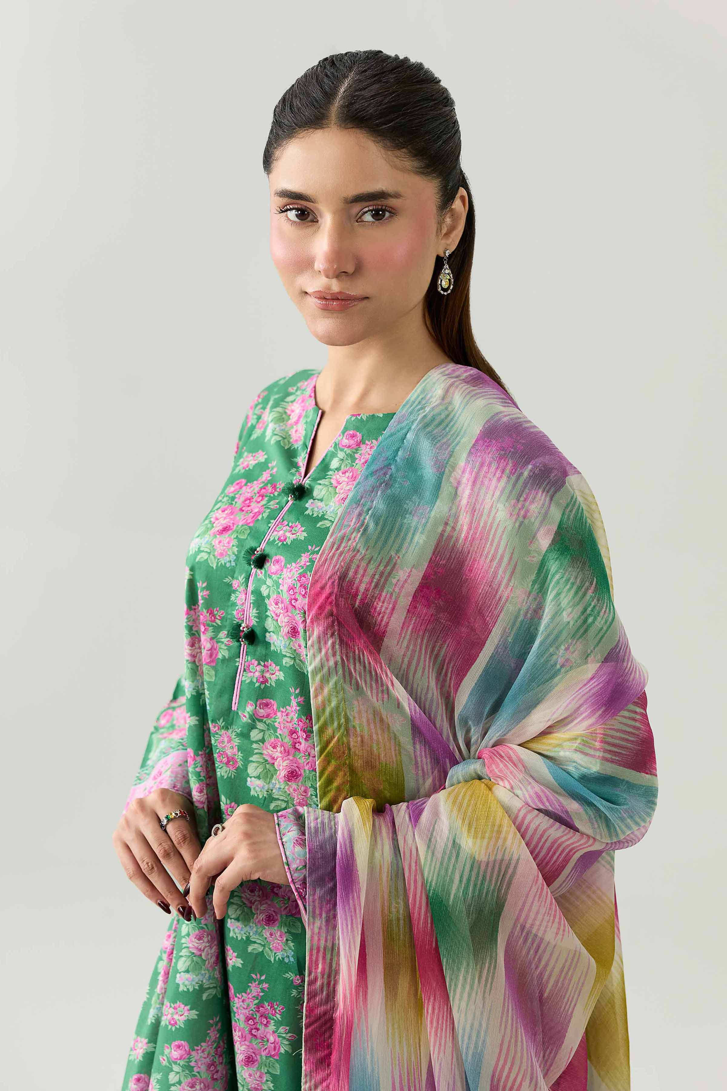 3 Piece - Digital Printed Suit - 42602184 for Women - Unstitched Collection | Shop Online