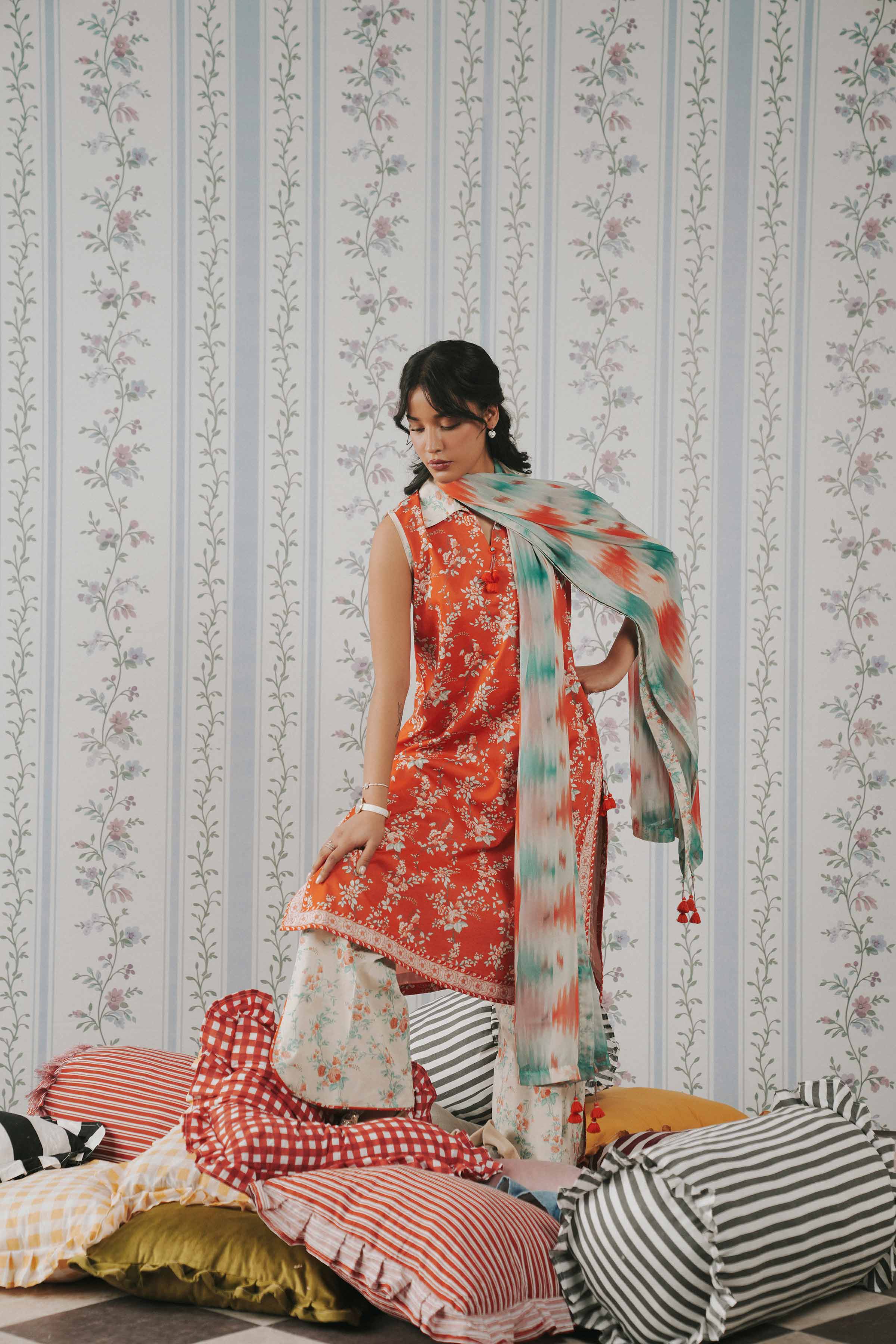 3 Piece - Digital Printed Suit - 42602185 for Women - Unstitched Collection | Shop Online