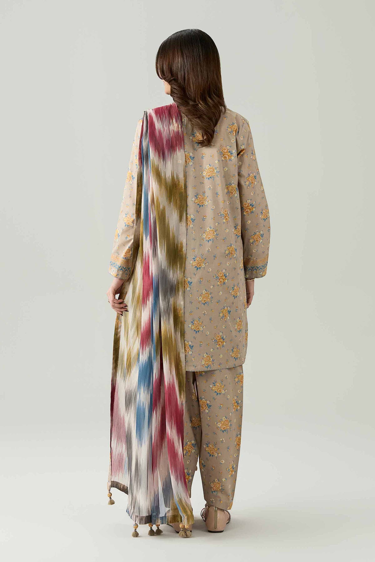 3 Piece - Digital Printed Suit - 42602186