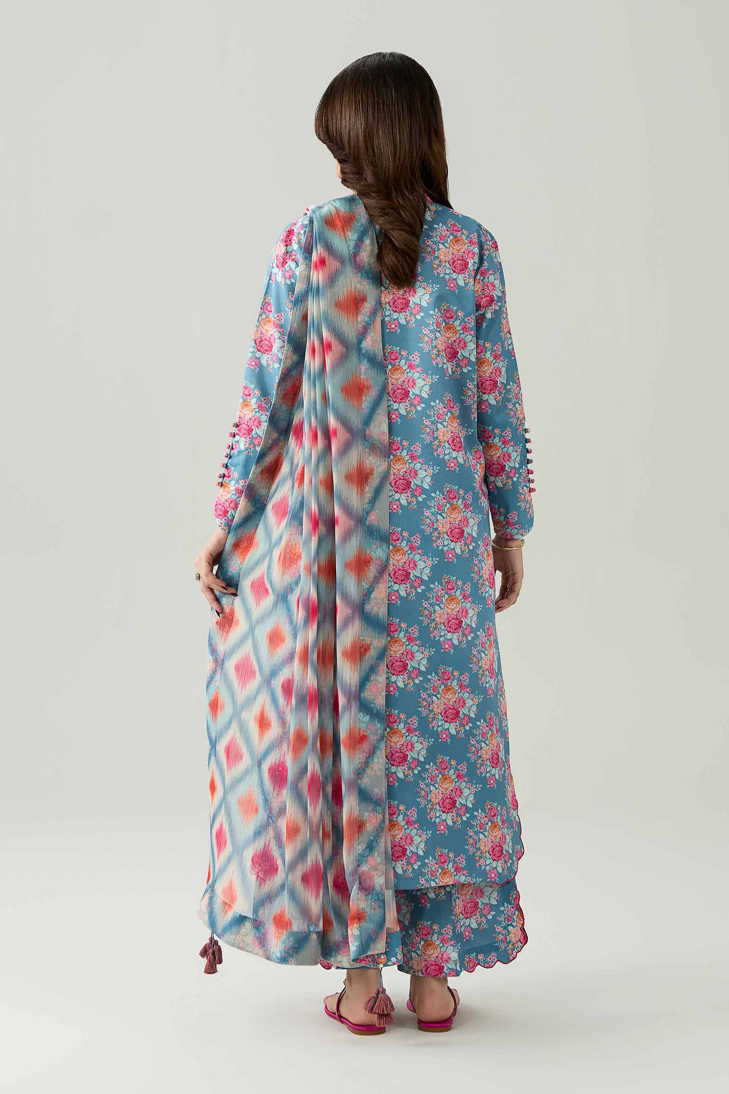 3 Piece - Digital Printed Suit - 42602187 for Women - Unstitched Collection | Shop Online
