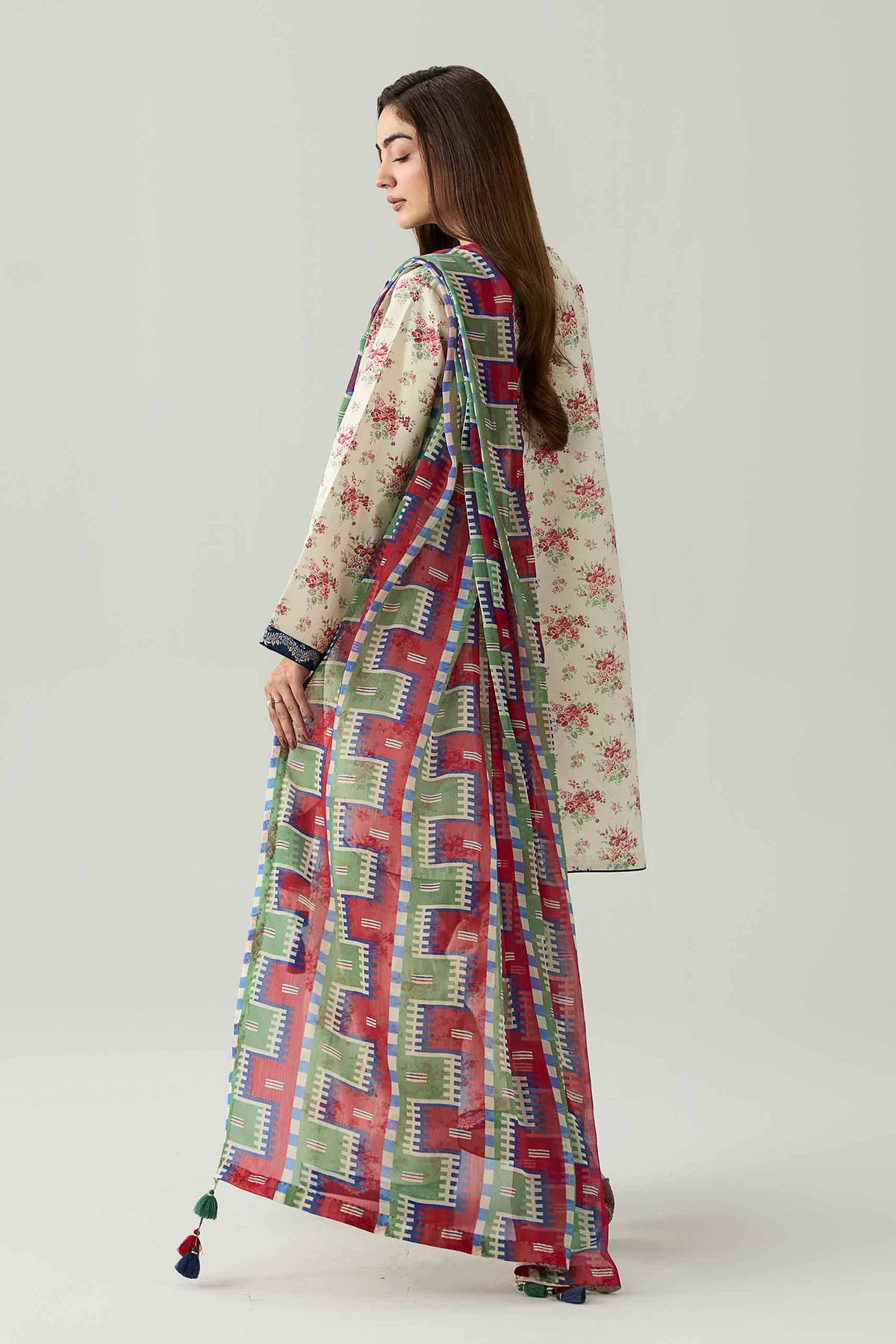 3 Piece - Digital Printed Suit - 42602188
