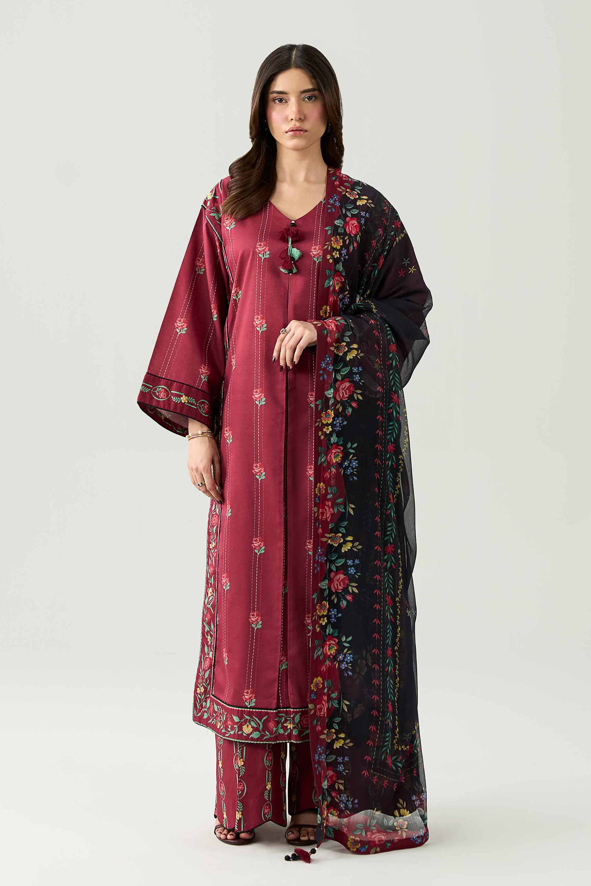3 Piece - Digital Printed Suit - 42602189 for Women - Unstitched Collection | Shop Online