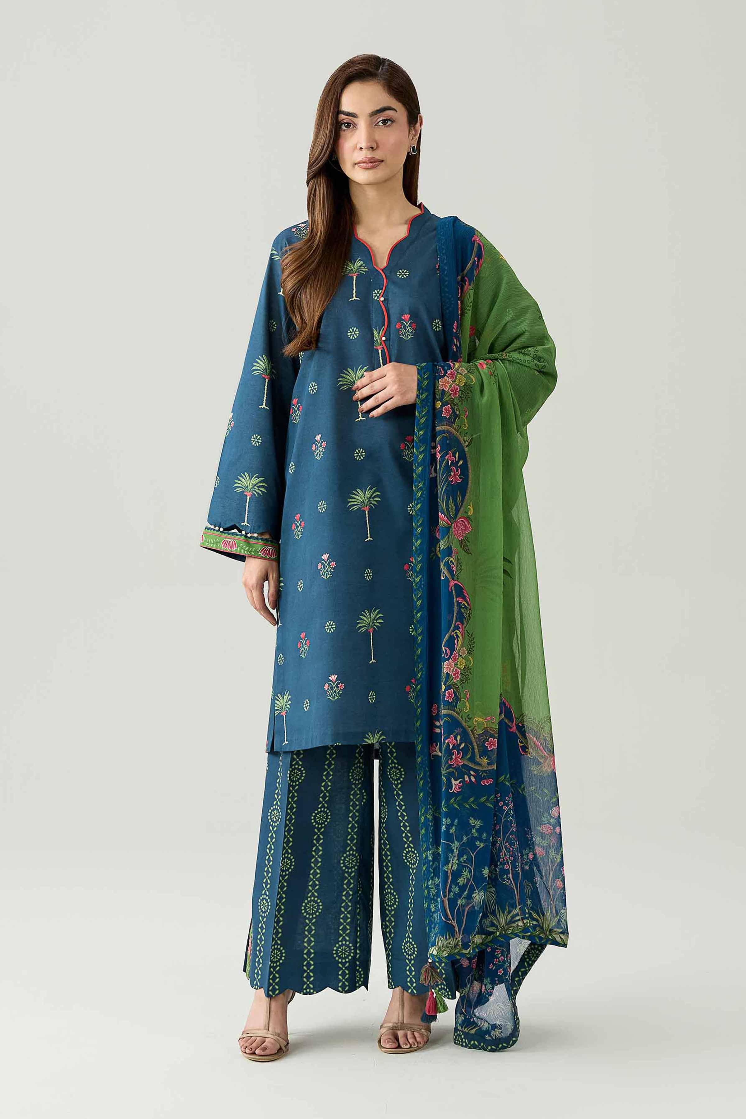 3 Piece - Digital Printed Suit - 42602190 for Women - Unstitched Collection | Shop Online