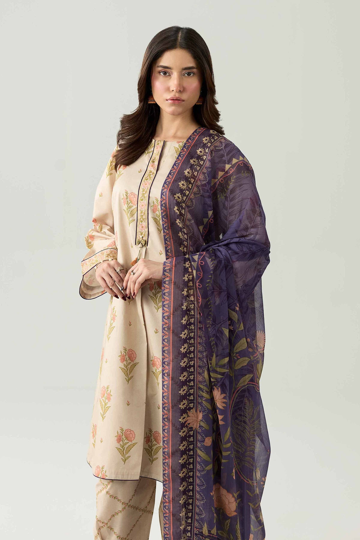 3 Piece - Digital Printed Suit - 42602192