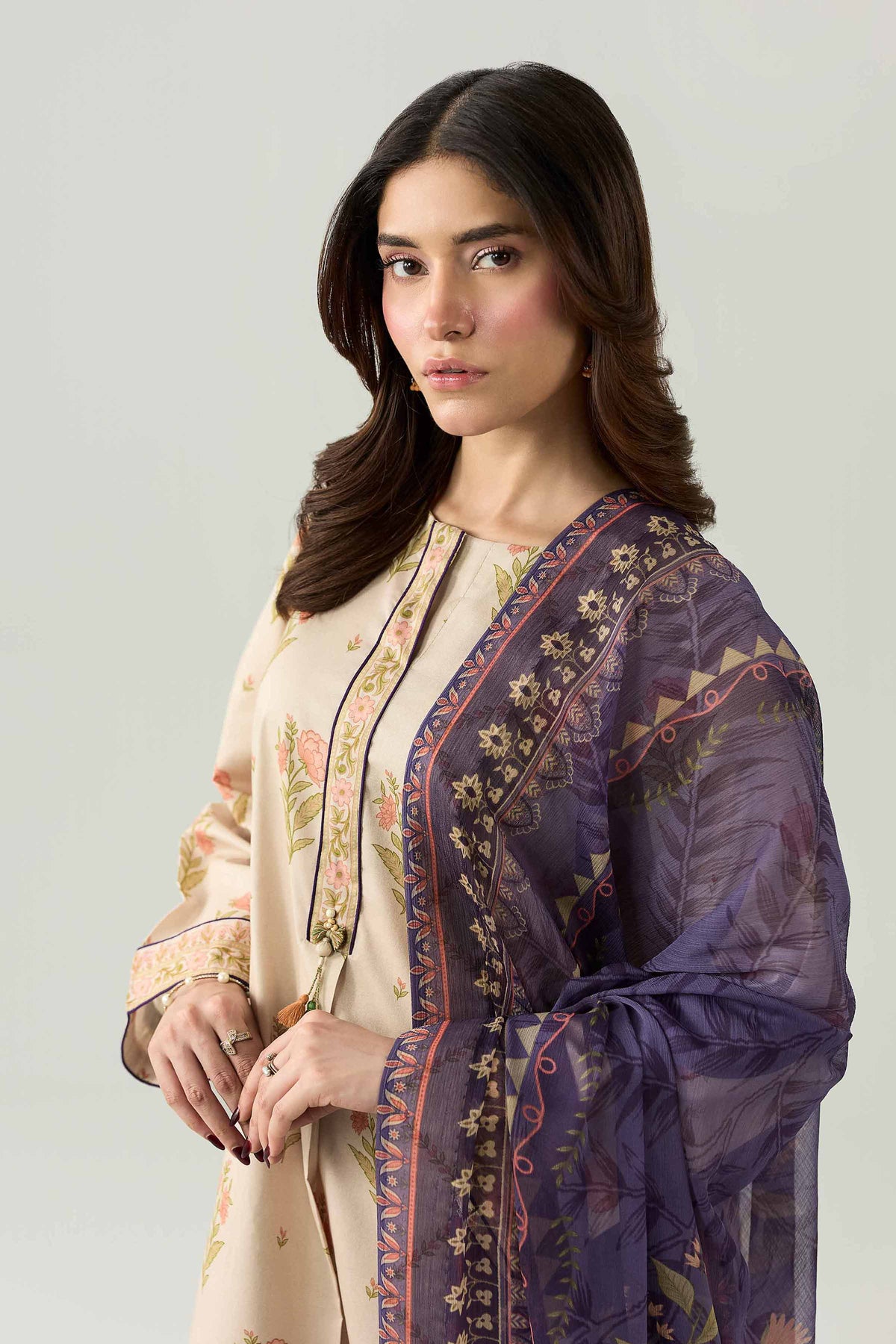 3 Piece - Digital Printed Suit - 42602192
