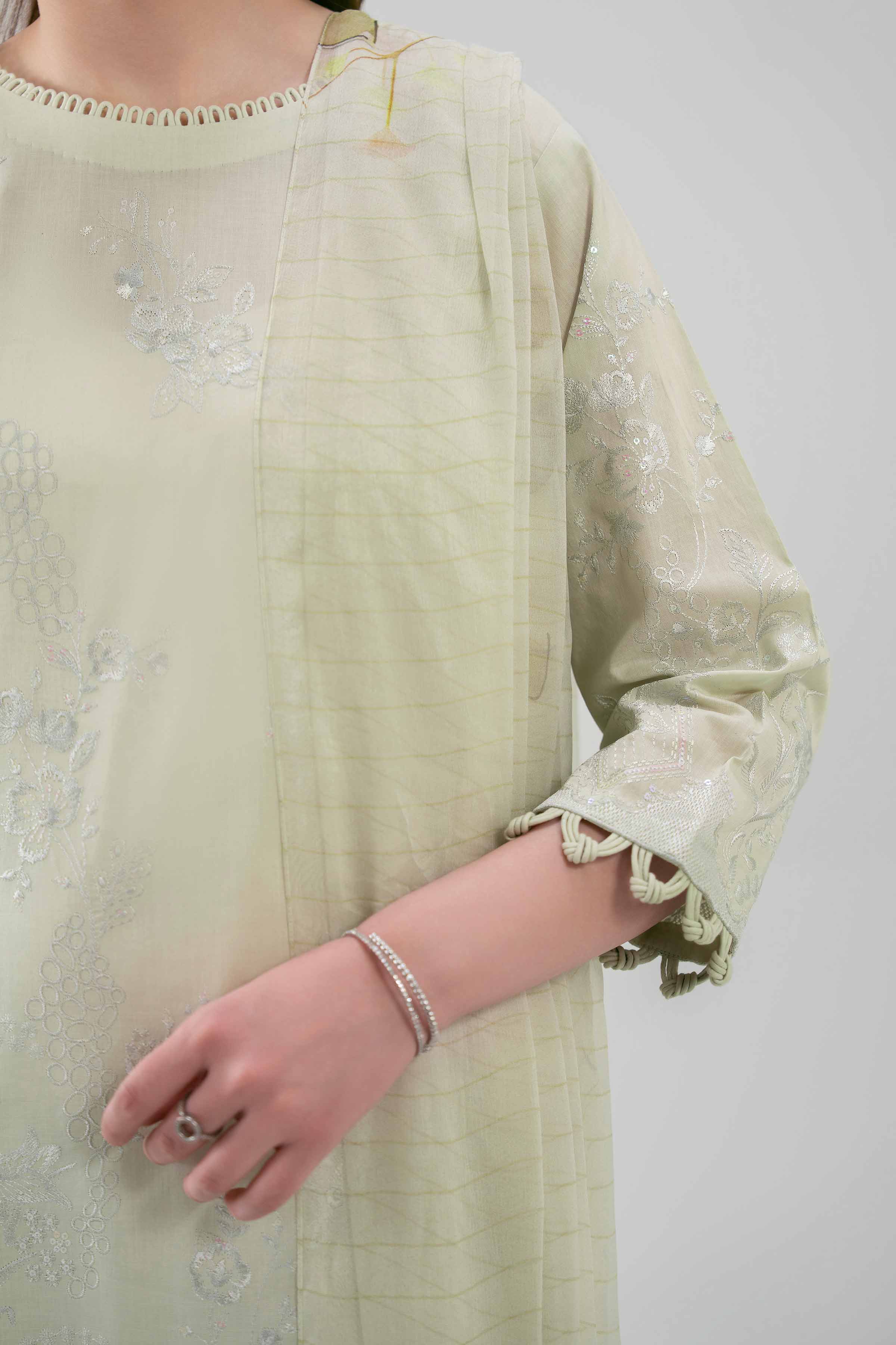 3 Piece - Embroidered Suit - 42619515 3PC Embroidered UNSTITCHED