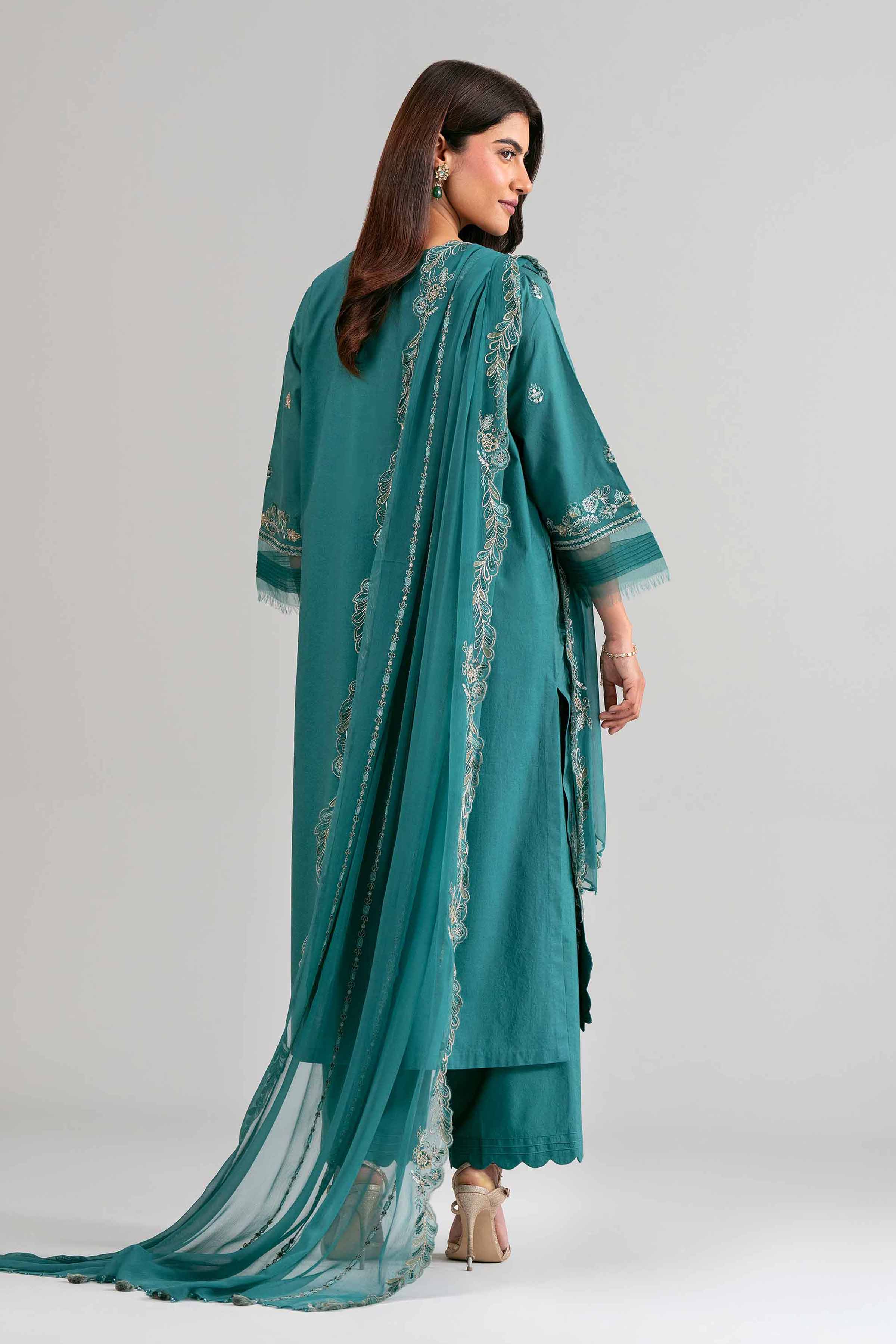 3 Piece - Embroidered Suit - 42619947