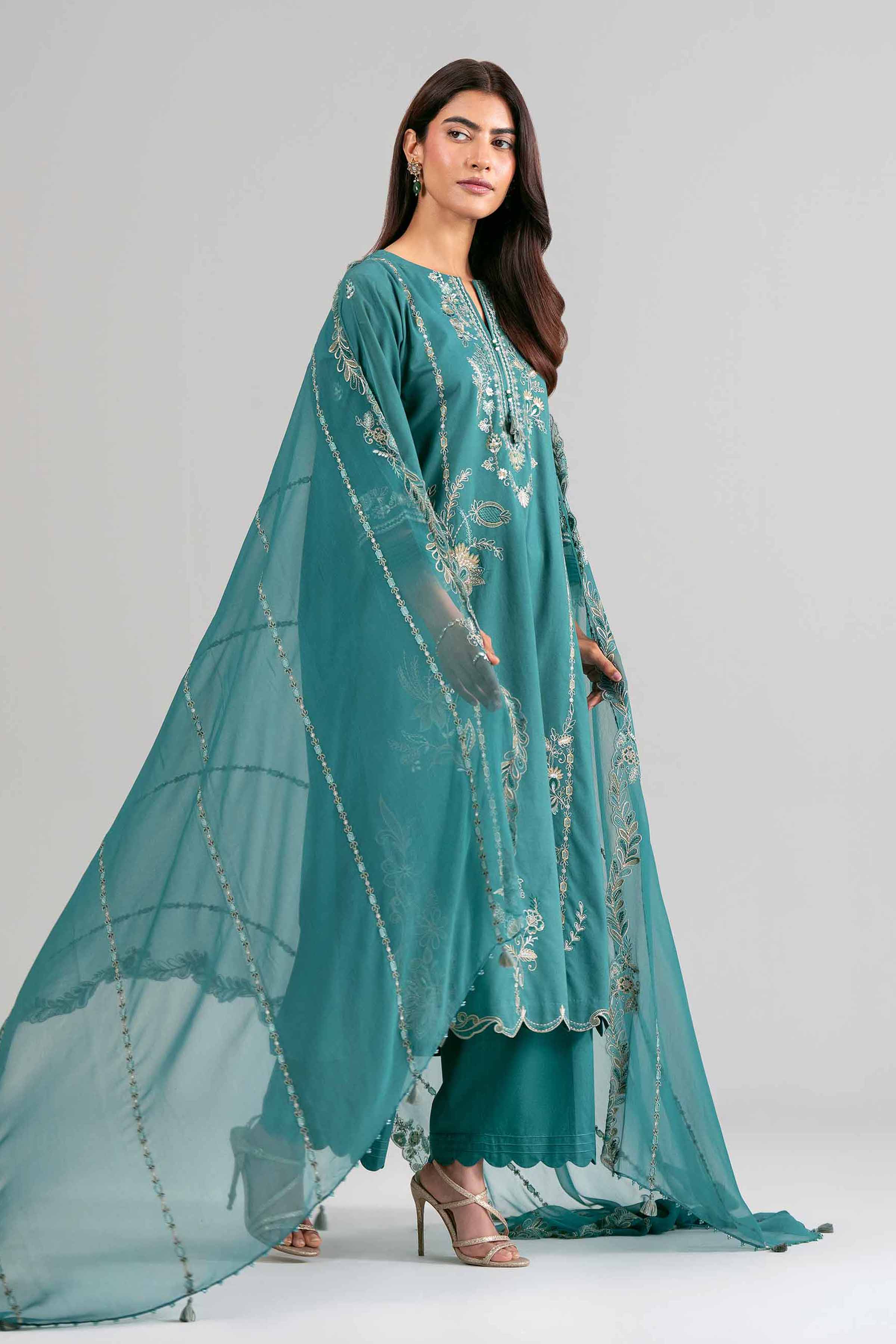 3 Piece - Embroidered Suit - 42619947