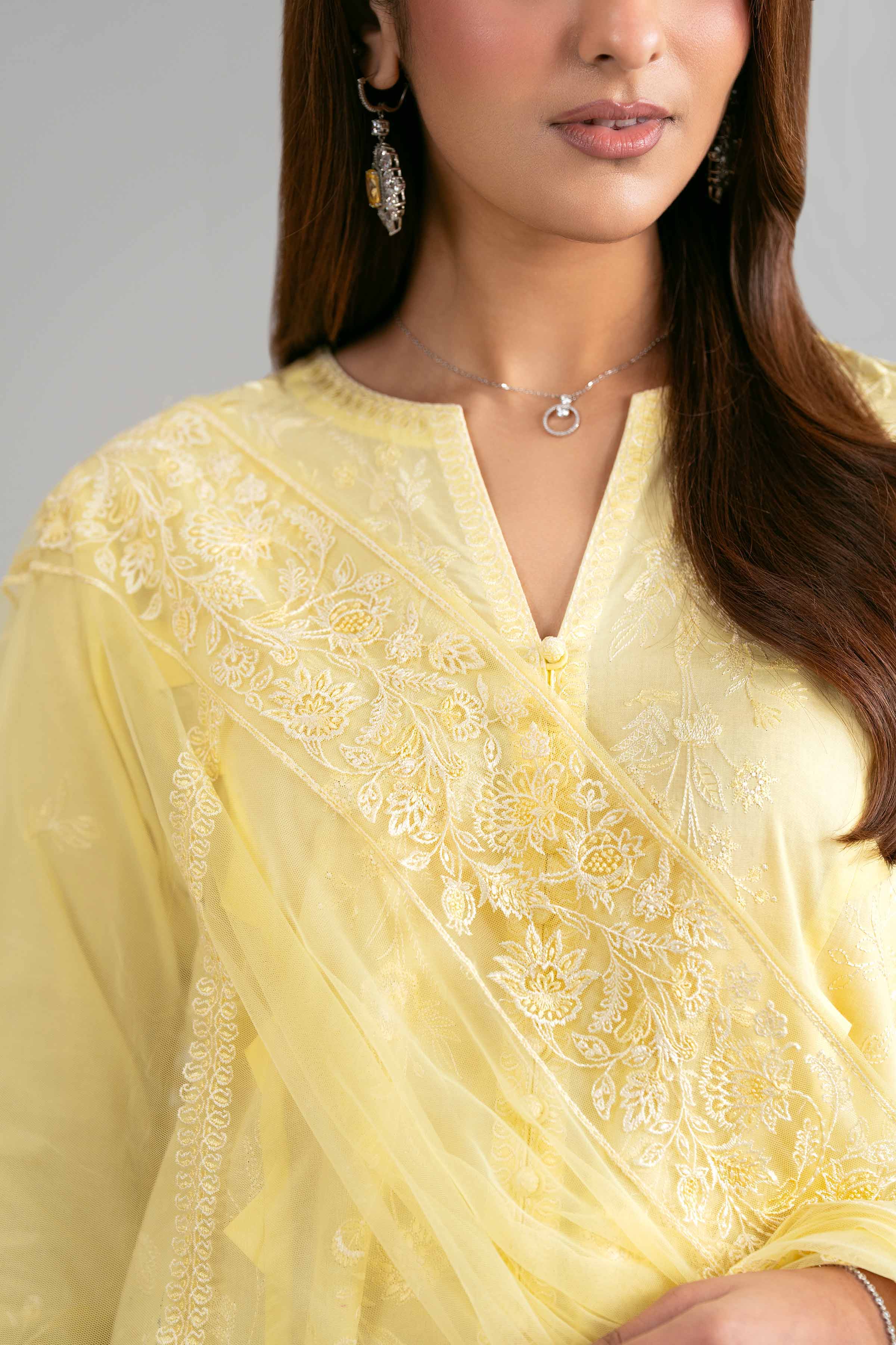 3 Piece - Embroidered Suit - 42619950