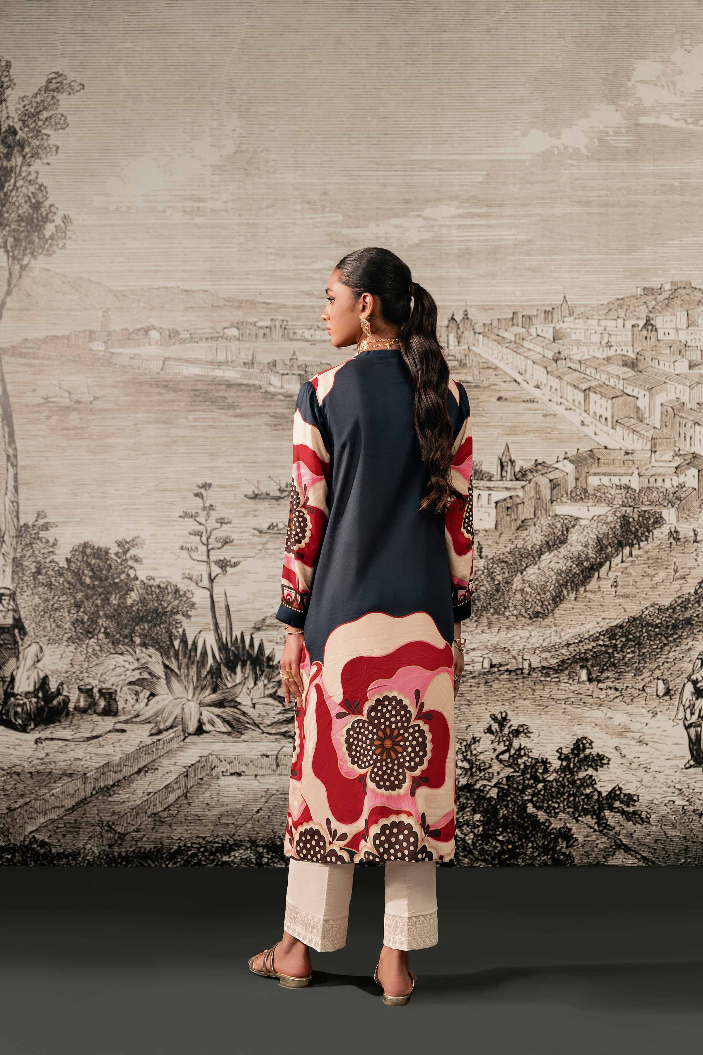 Printed Dress - AS23-90