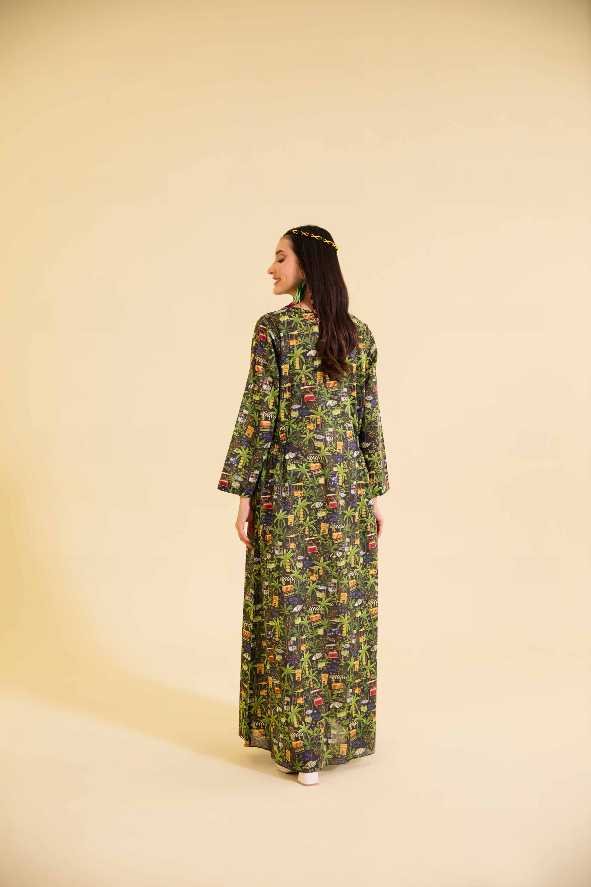 Printed Dress - AS24-32