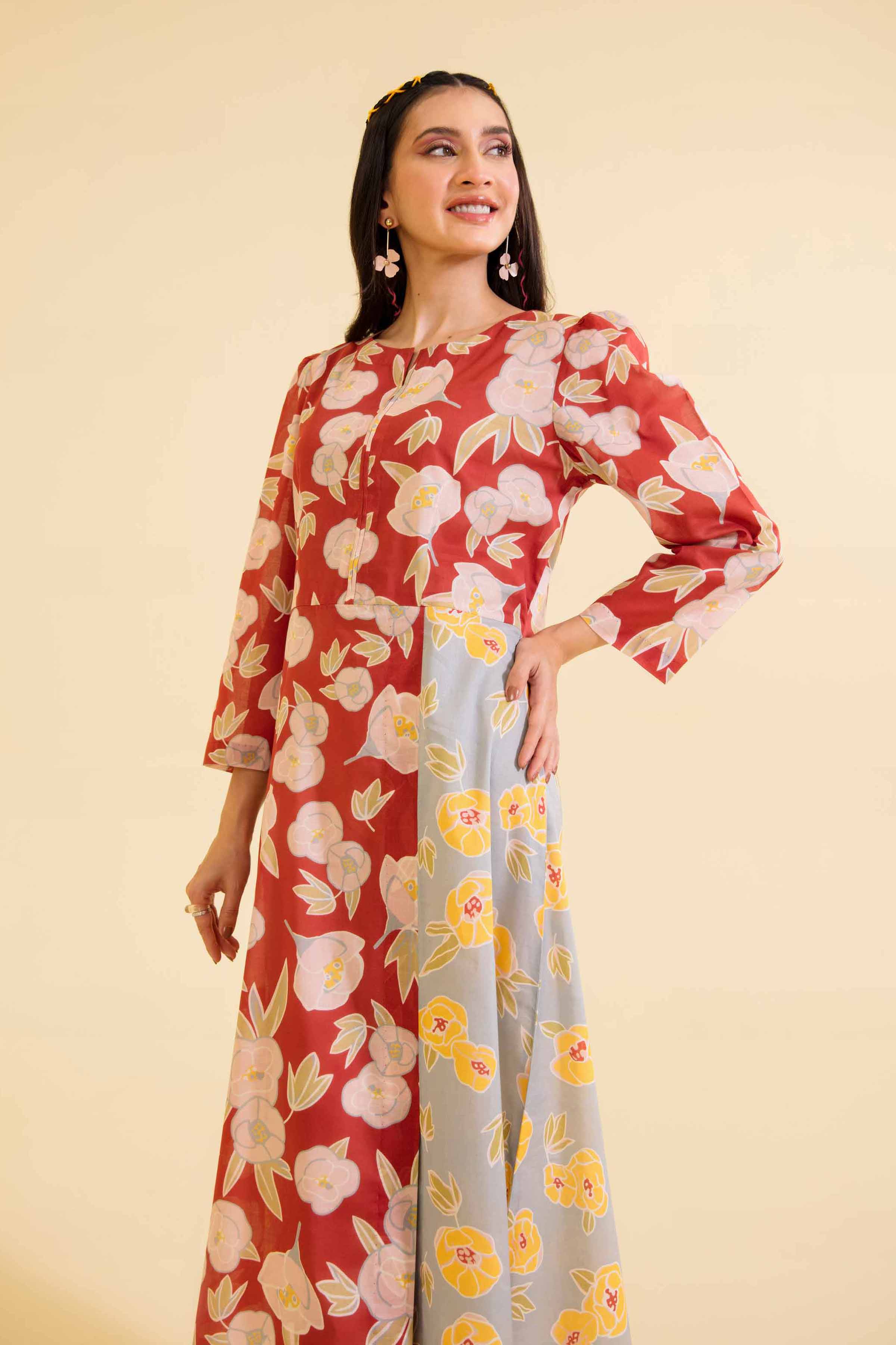 Printed Dress - AS24-33