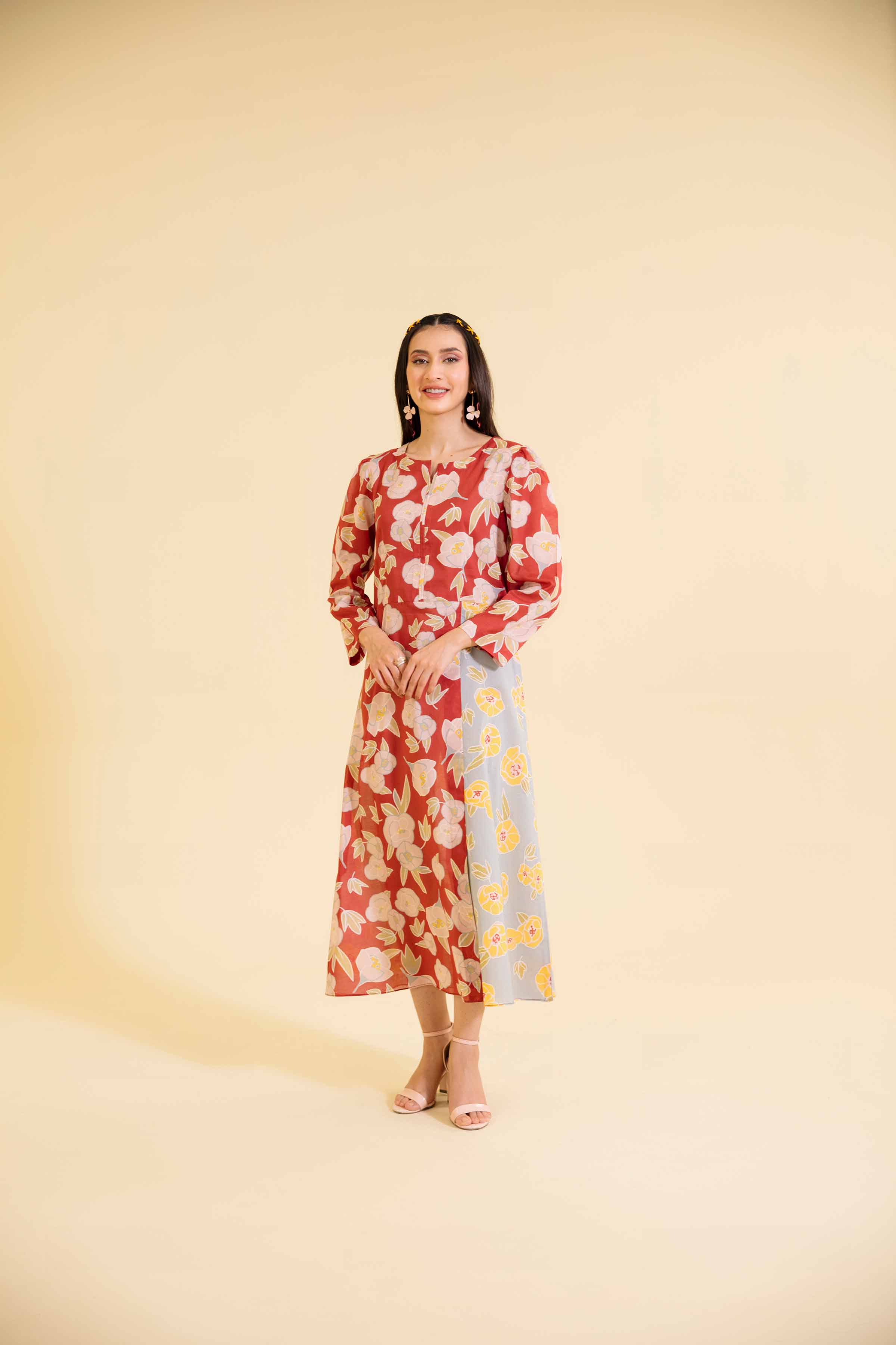 Printed Dress - AS24-33
