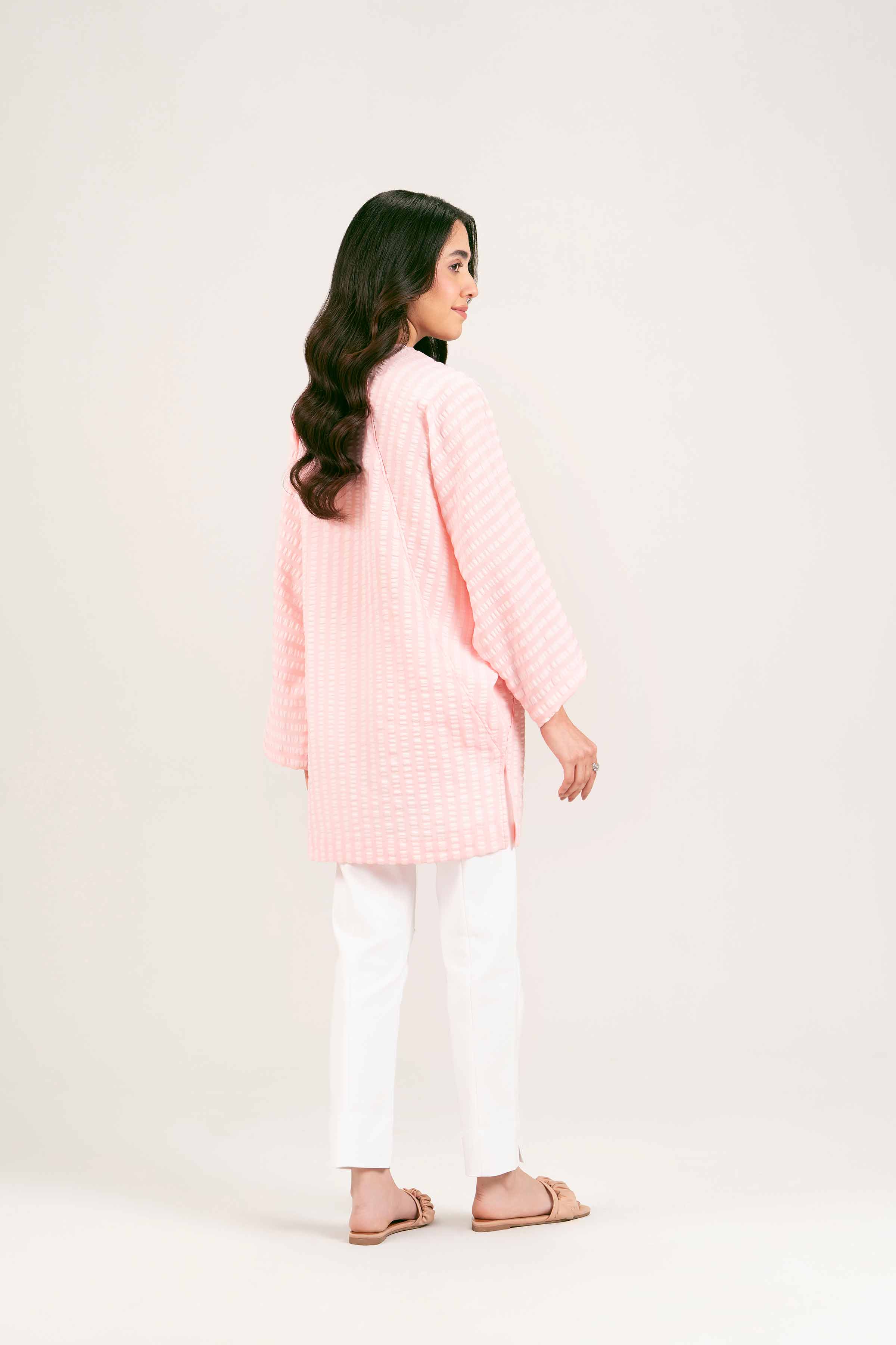 NISHATUAE - Pink Solids Cotton Ready to wear Tunic