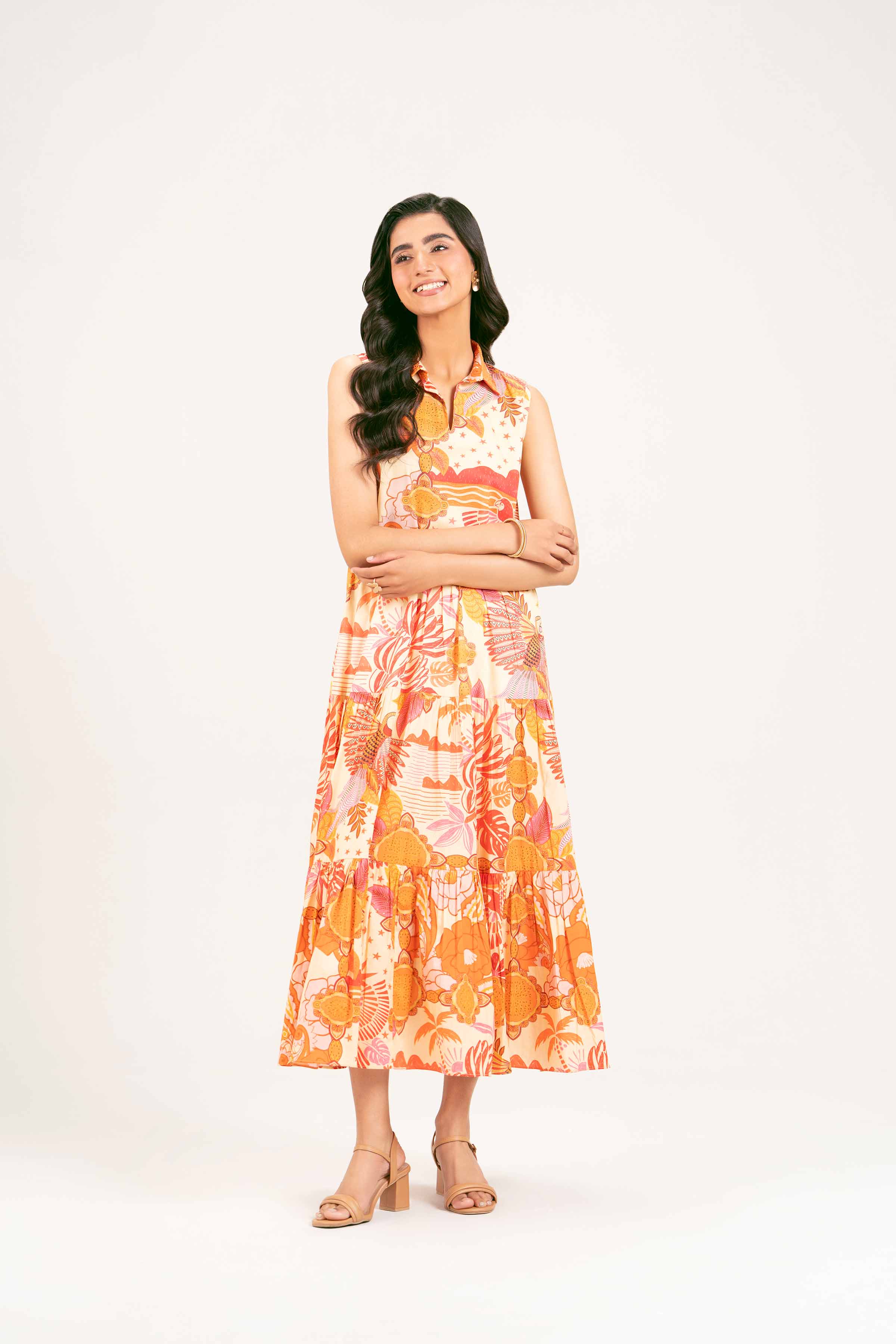 Printed Dress - AS25-26