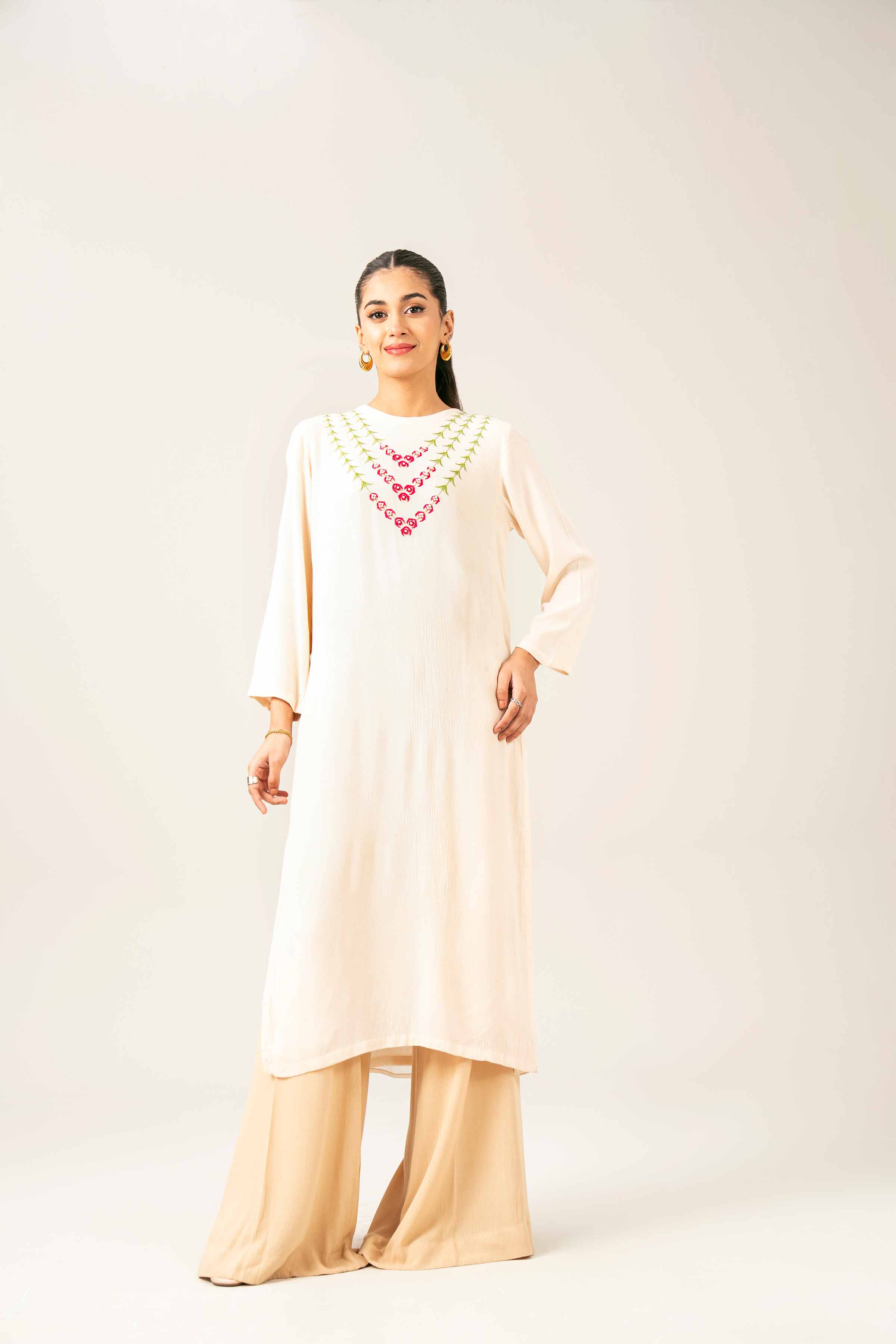 2 Piece - Embroidered Suit - AS25-31