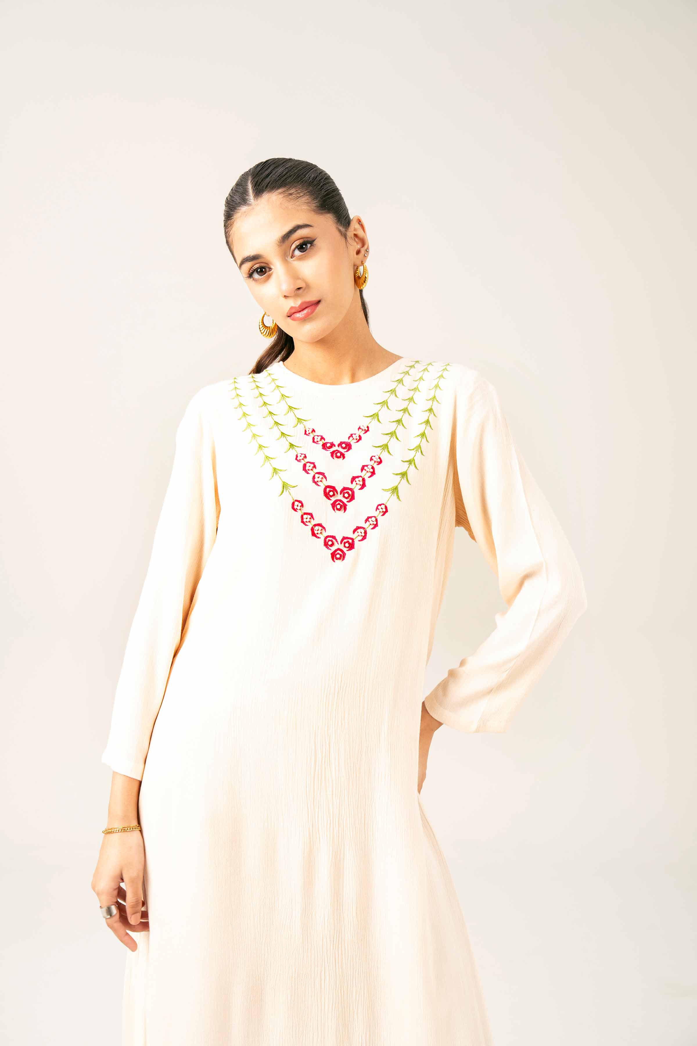 2 Piece - Embroidered Suit - AS25-31