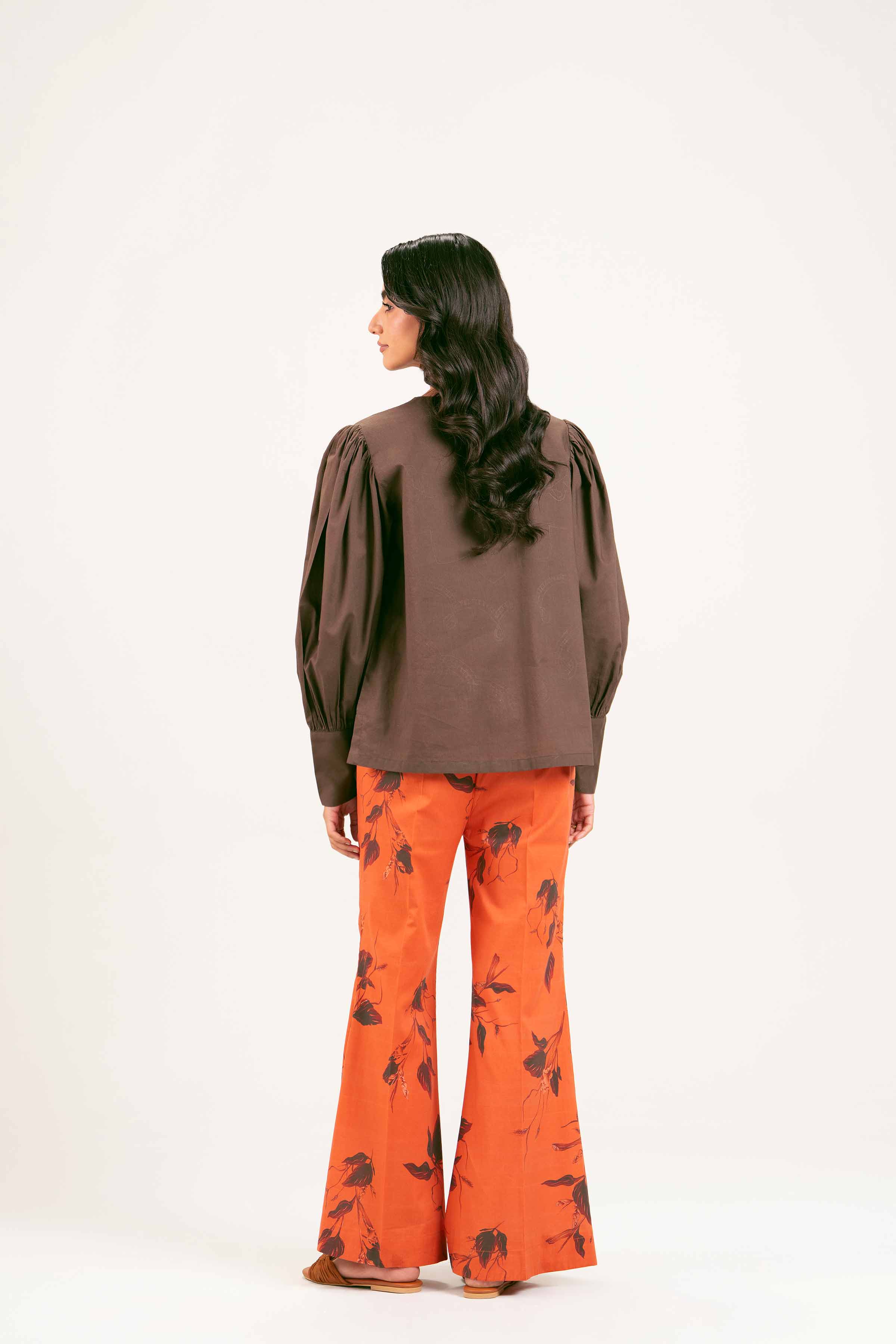 2 Piece - Printed Embroidered Suit - AS25-48