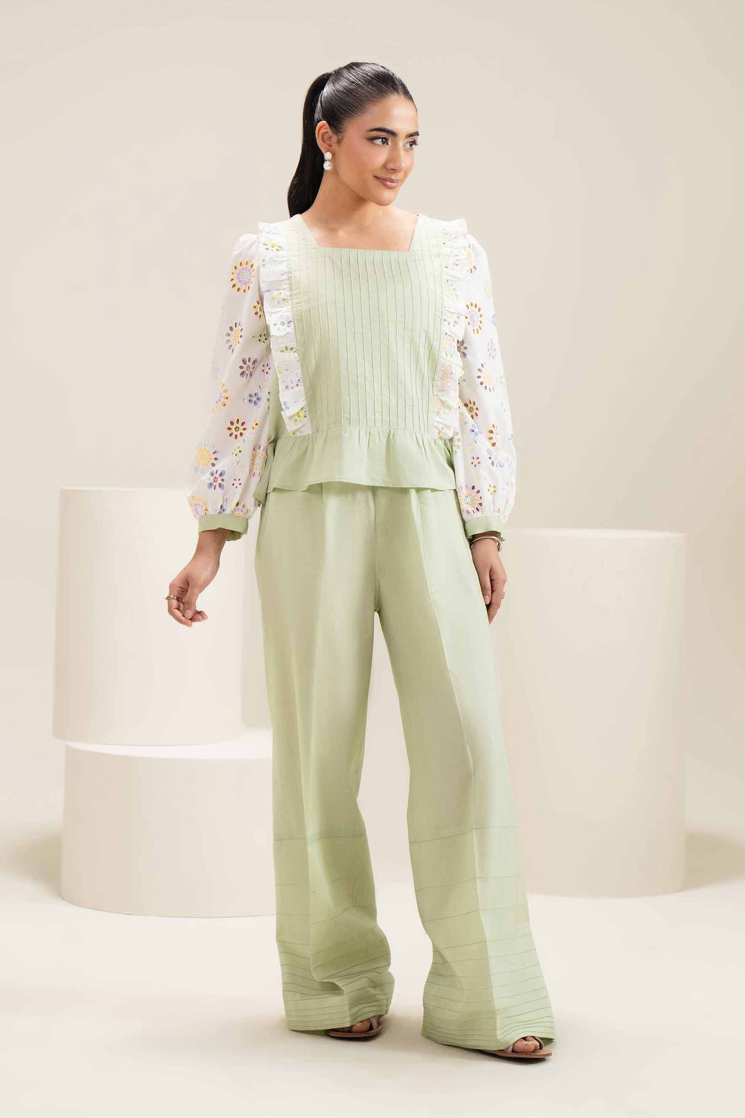 2 Piece - Embroidered Suit - AS25-50