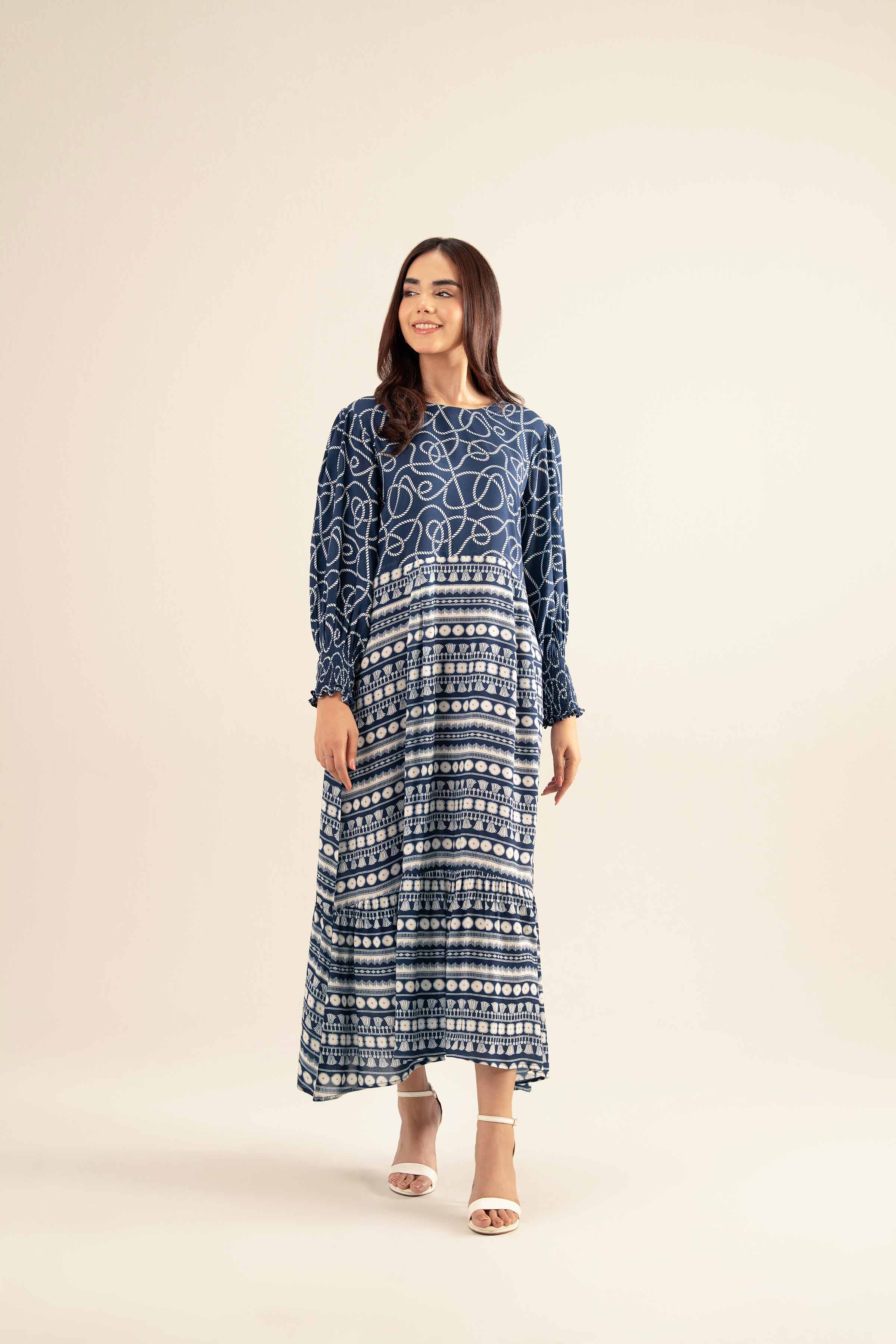 Printed Dress - AS25-76
