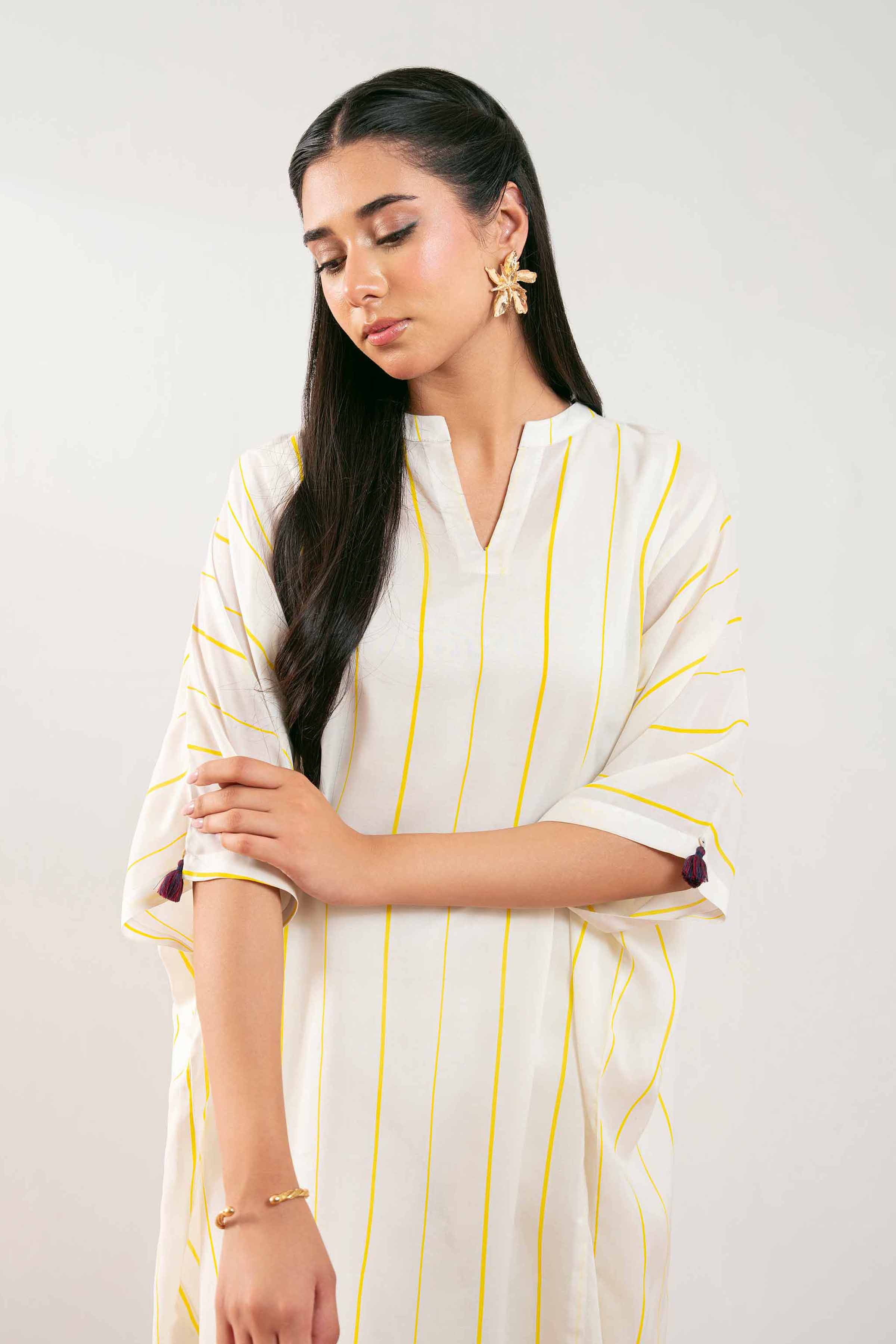 Printed Embroidered Tunic - AS25-97