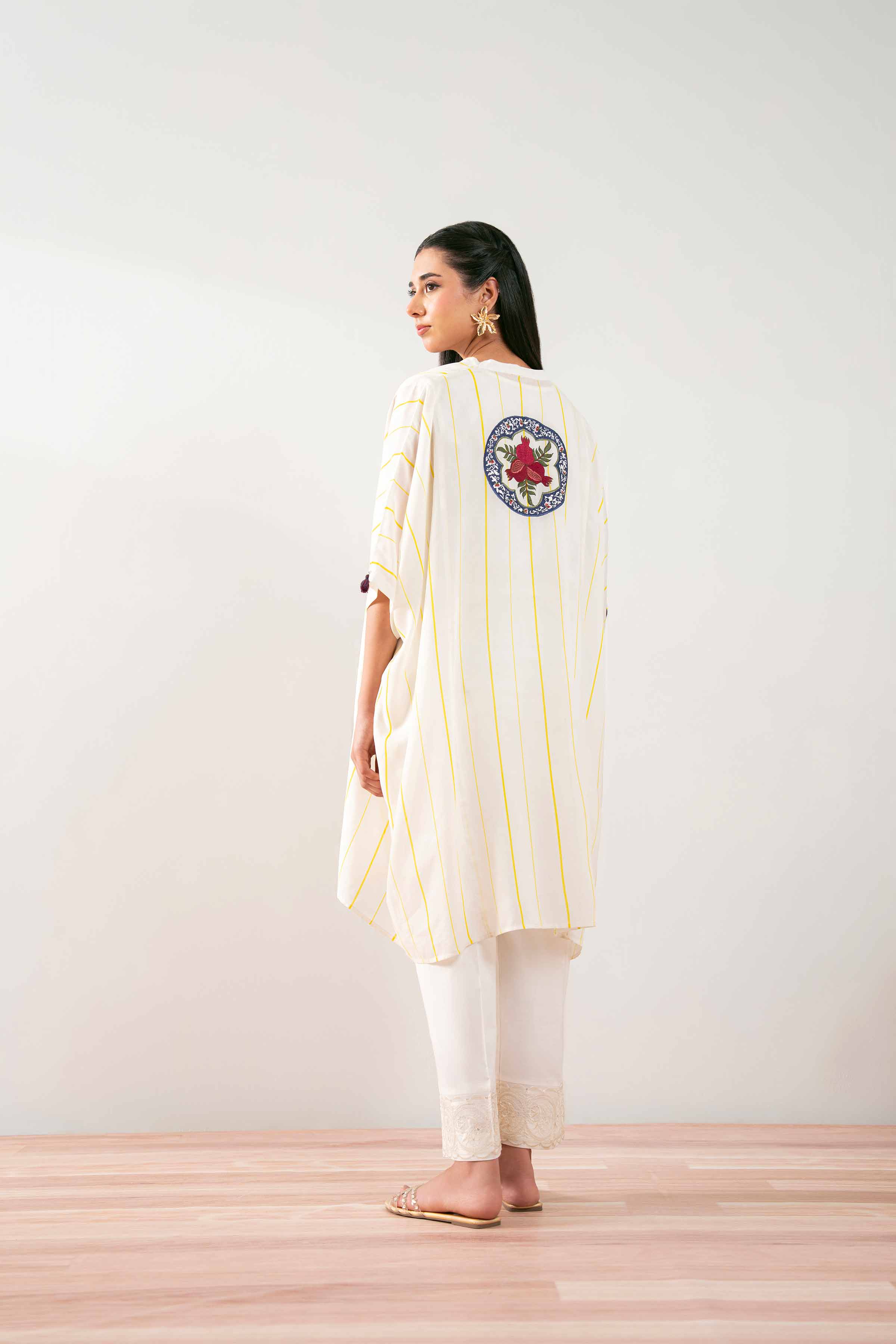 Printed Embroidered Tunic - AS25-97