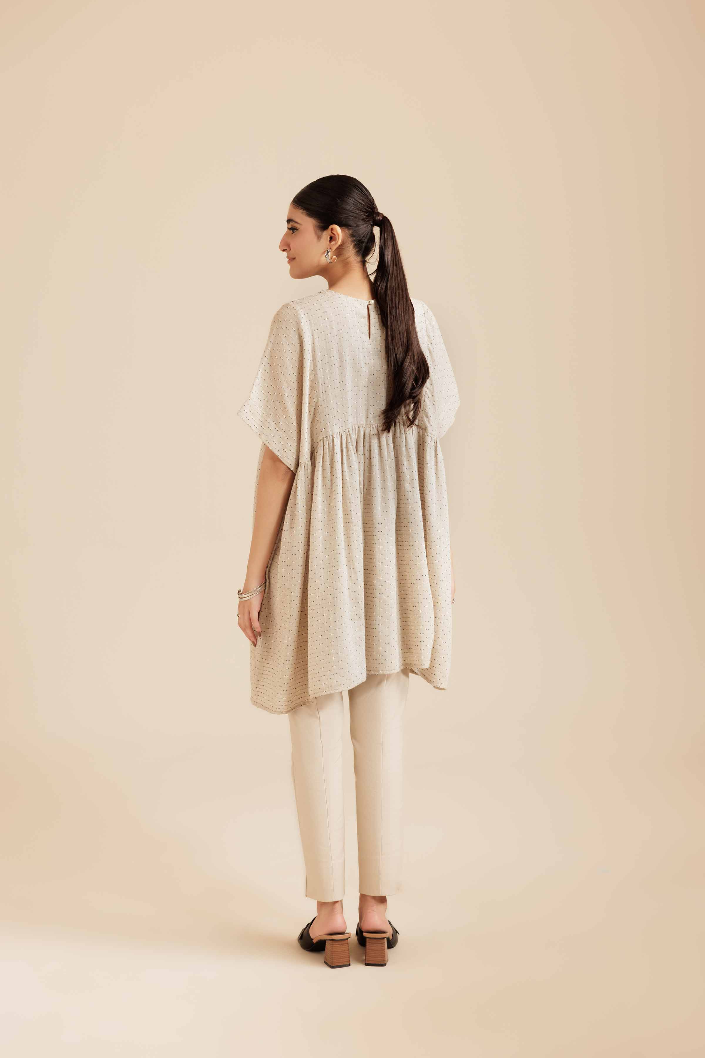 NISHATUAE - Skin Embroidered Cotton Ready to wear Tunic